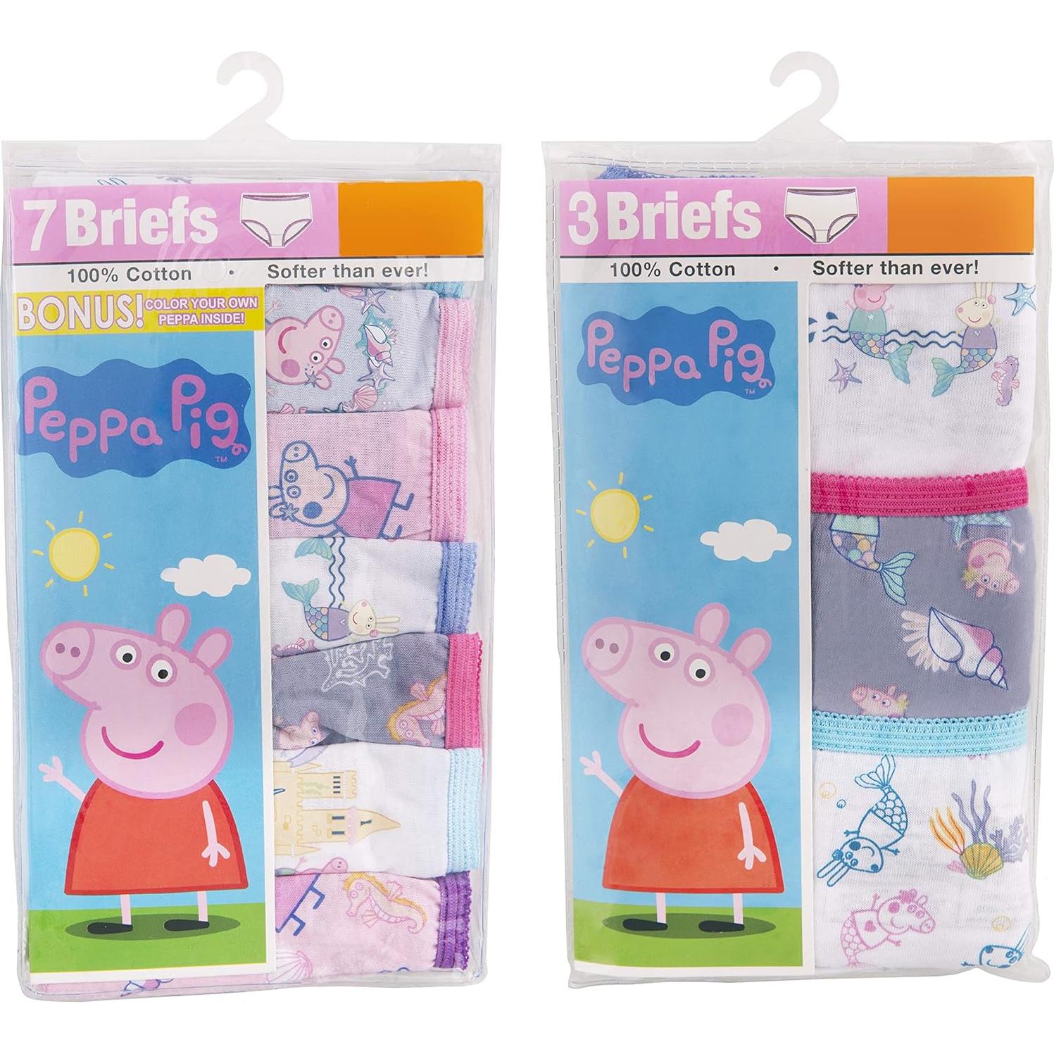 Ropa Interior Niñas Peppa Pig 100% Algodón Tallas 2-8