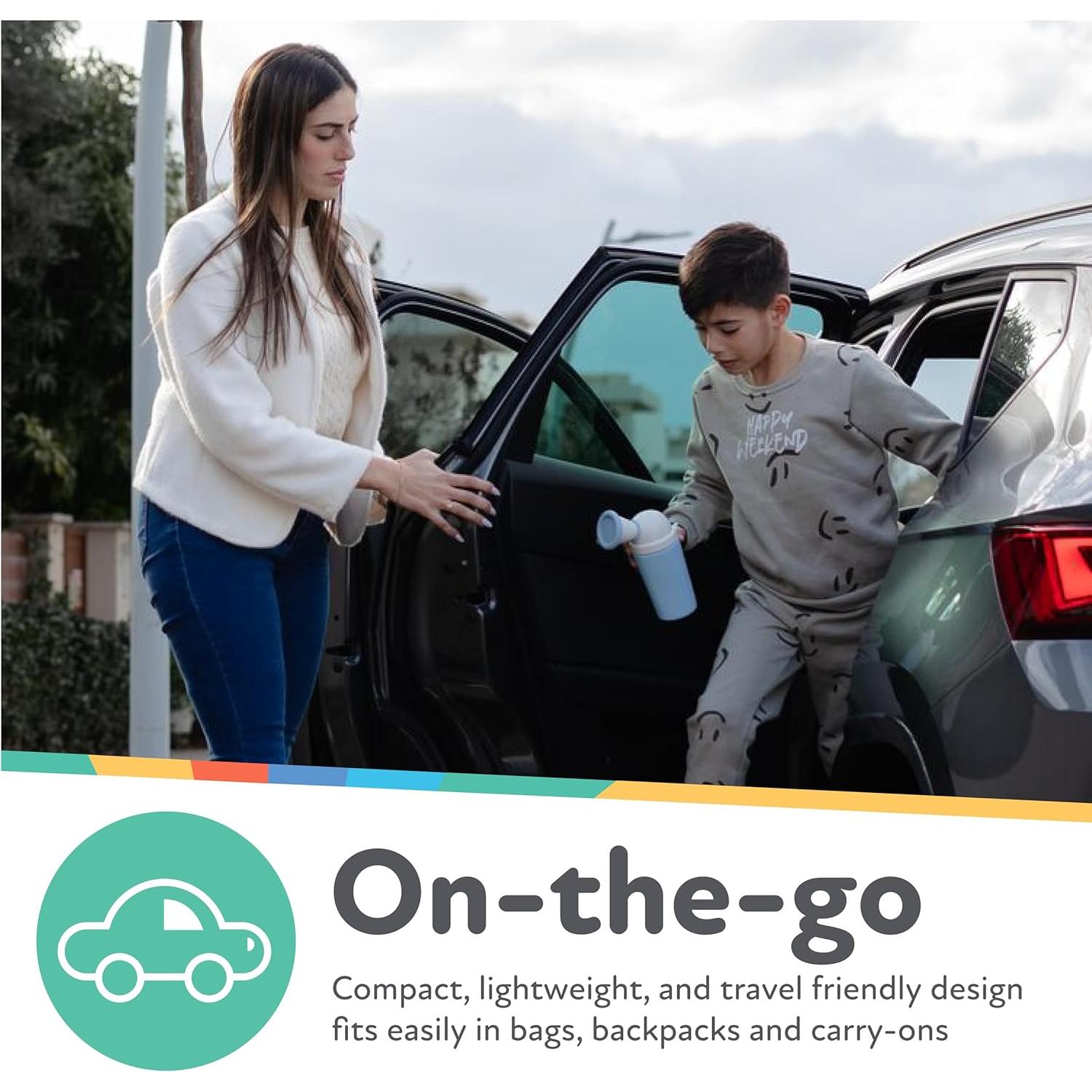 Orinal de Viaje Nuby para Niños - Portátil a Prueba de Fugas