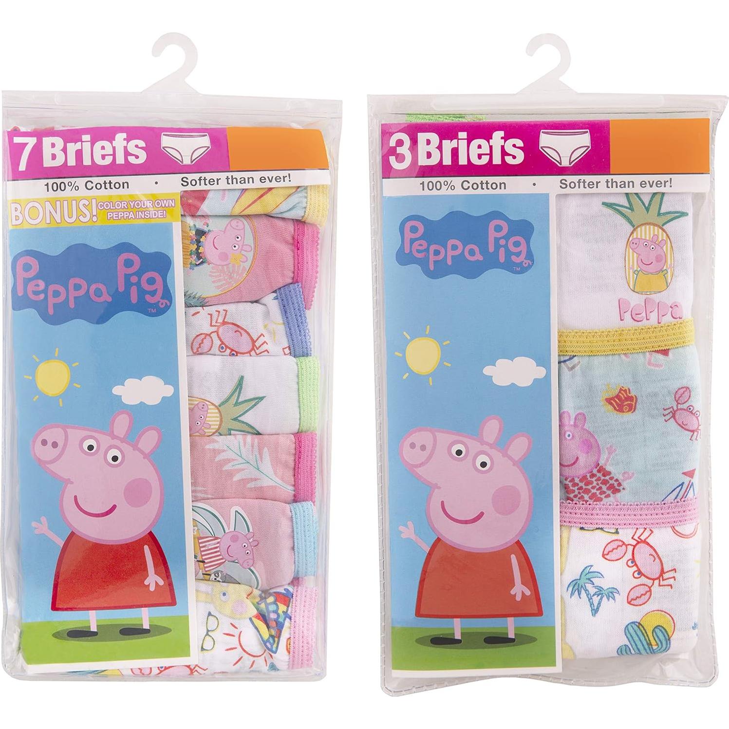 Ropa Interior Niñas Peppa Pig 100% Algodón Talla 2-8
