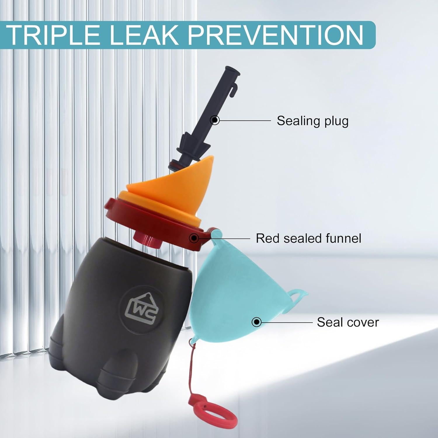 Orinal de Viaje Portátil DIJIAMEIYA Azul Silencioso 370ml