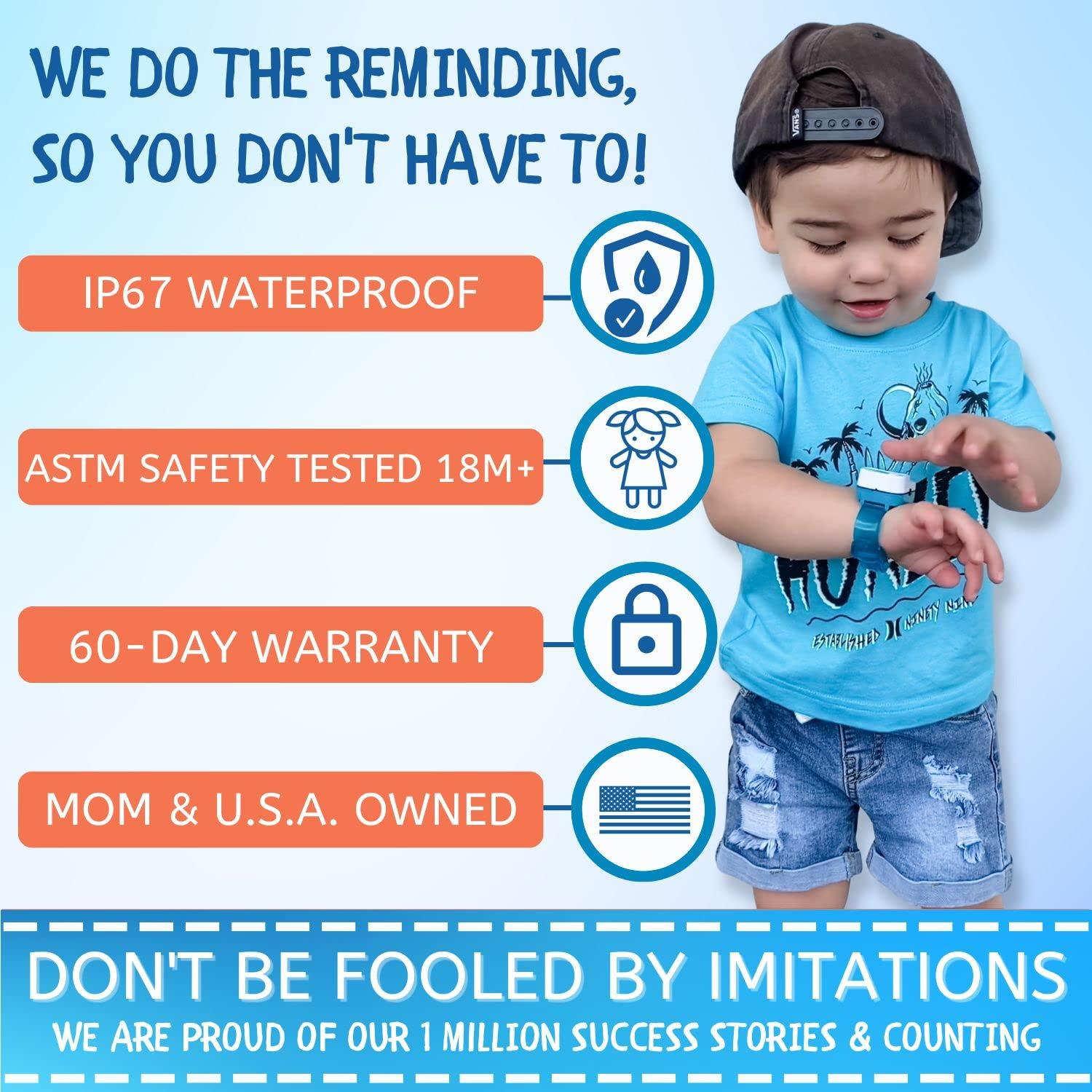 Reloj de Entrenamiento para el Baño Azul PottyWatch