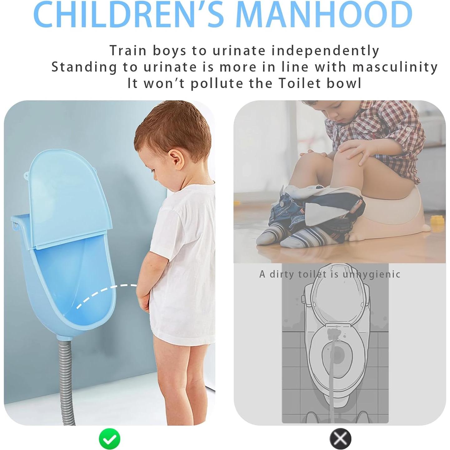 Orinal para Niños Pequeños con Tapa Abatible 27.94 cm