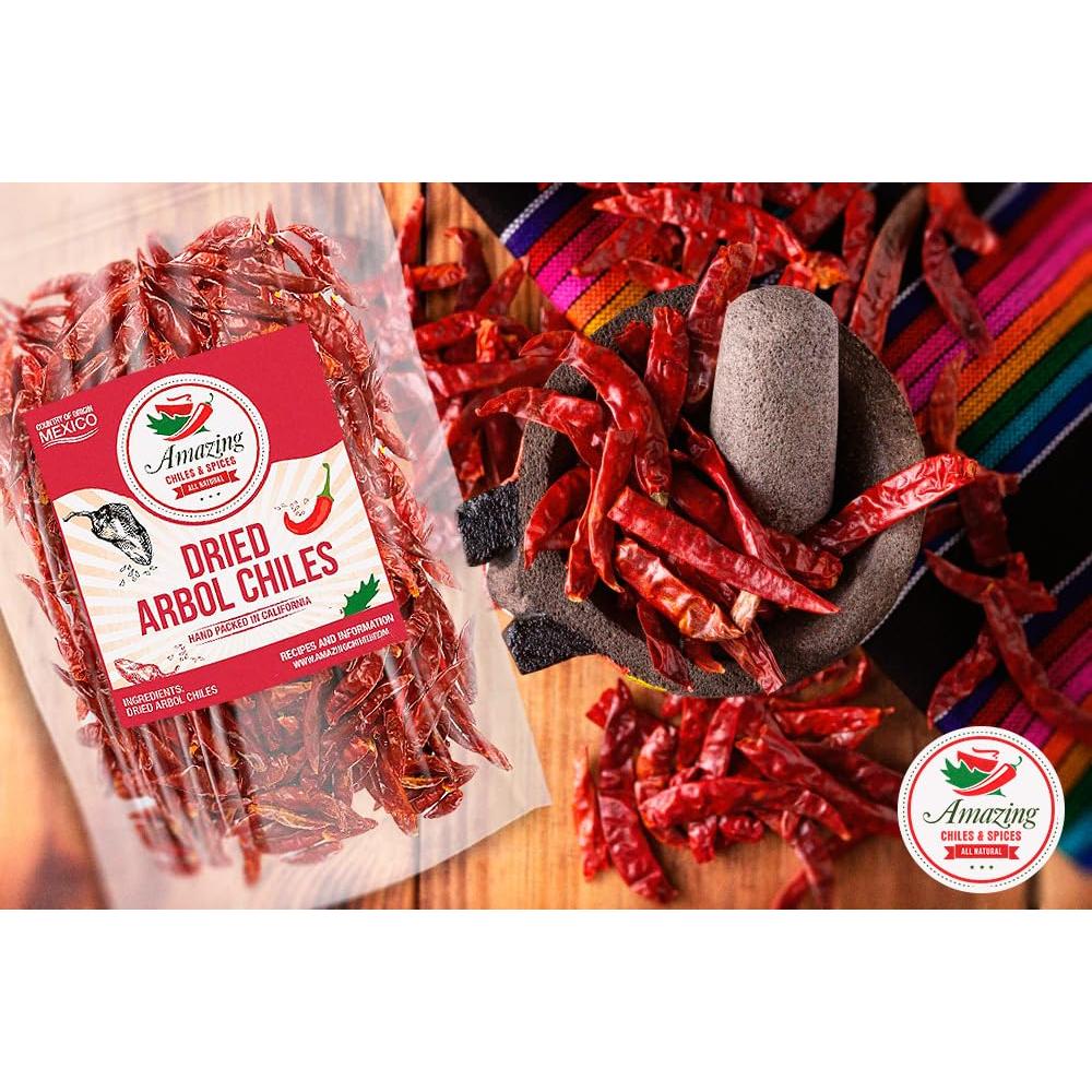 Pimientos Chile De Arbol 113.4g - Amazing Chiles, Picantes