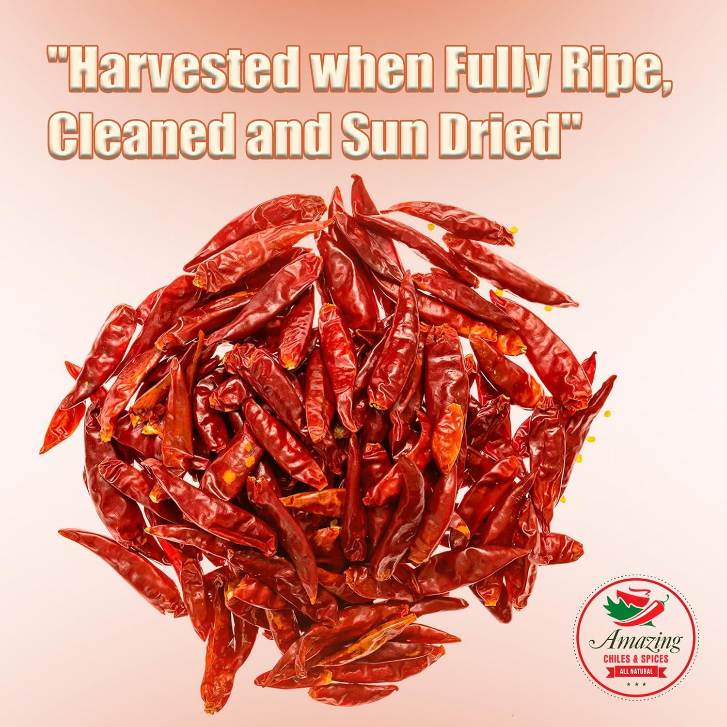 Pimientos Chile De Arbol 113.4g - Amazing Chiles, Picantes