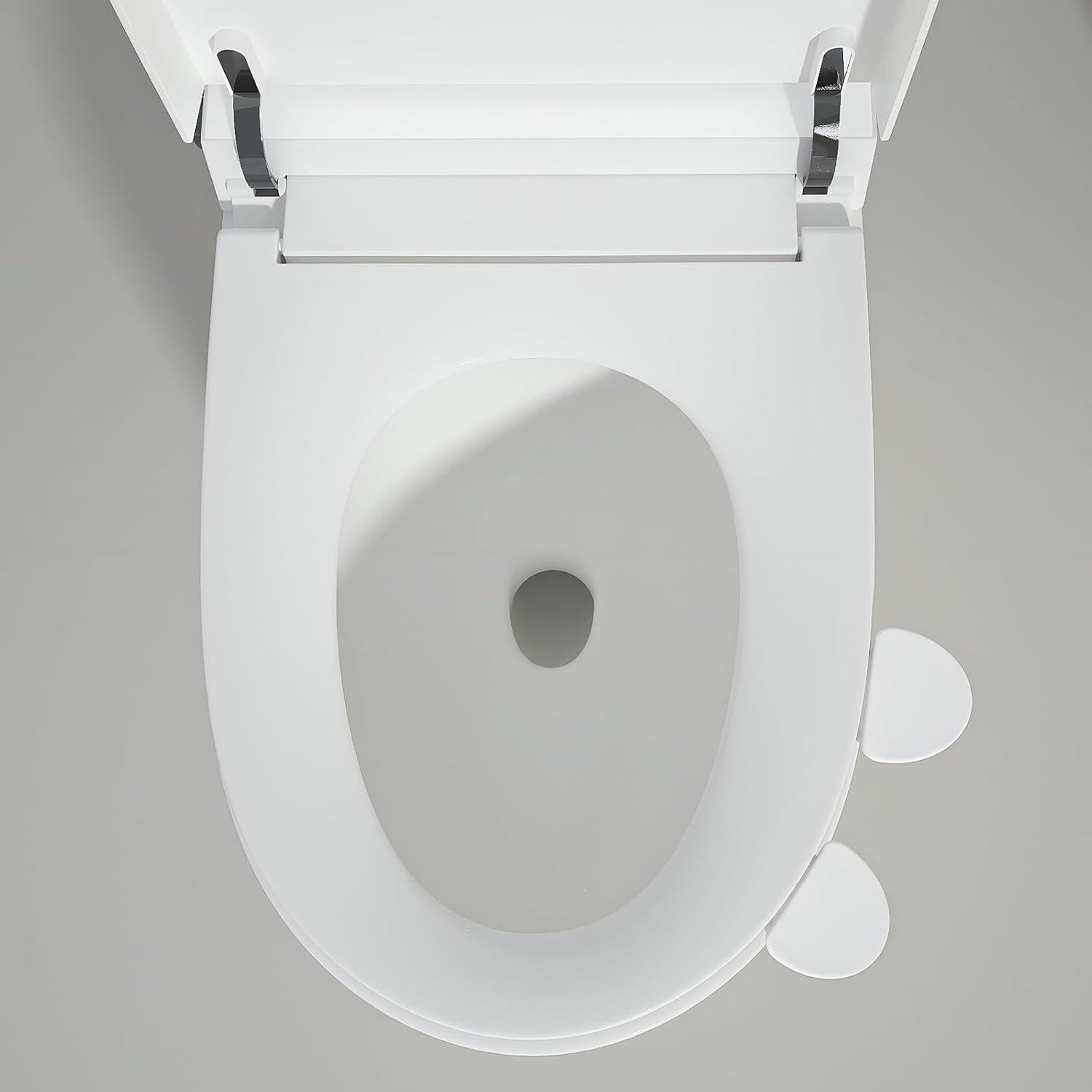 Elevador de Tapa de Inodoro GizcPxy Blanco - Juego de 2 Piezas