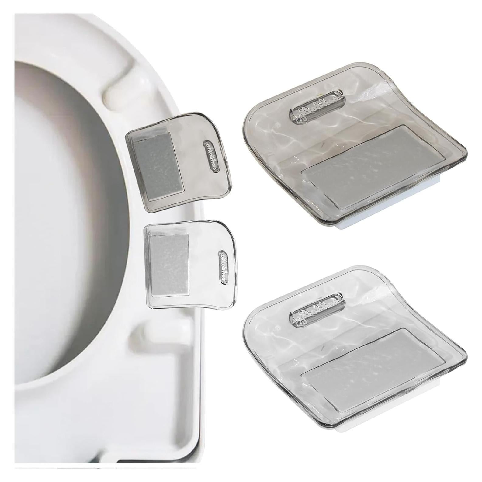 Elevador de Asiento de Inodoro KEECAO 2 Pcs Autoadhesivo