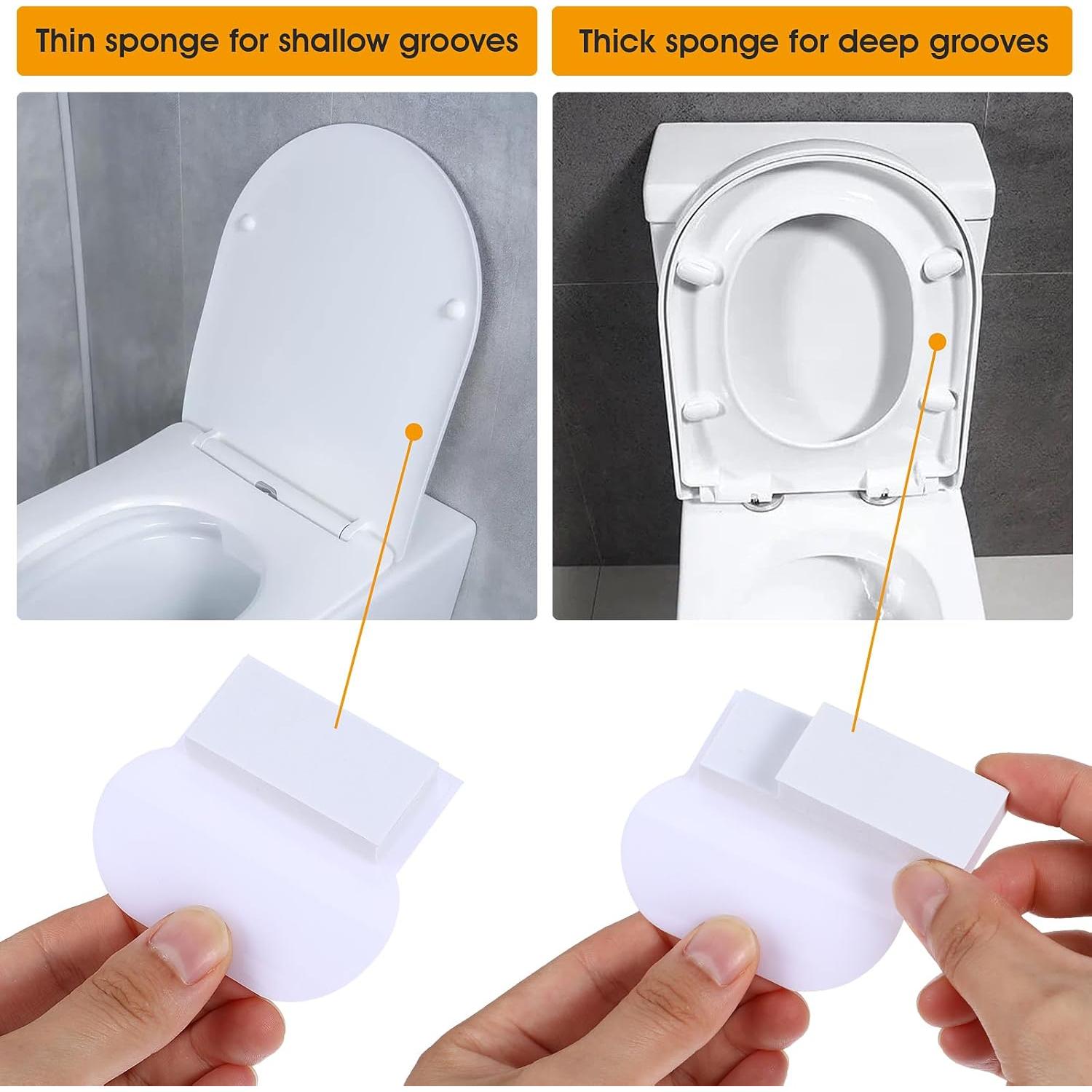 Elevadores de Asiento de Inodoro Adhesivos Ymapinc - 4 Piezas