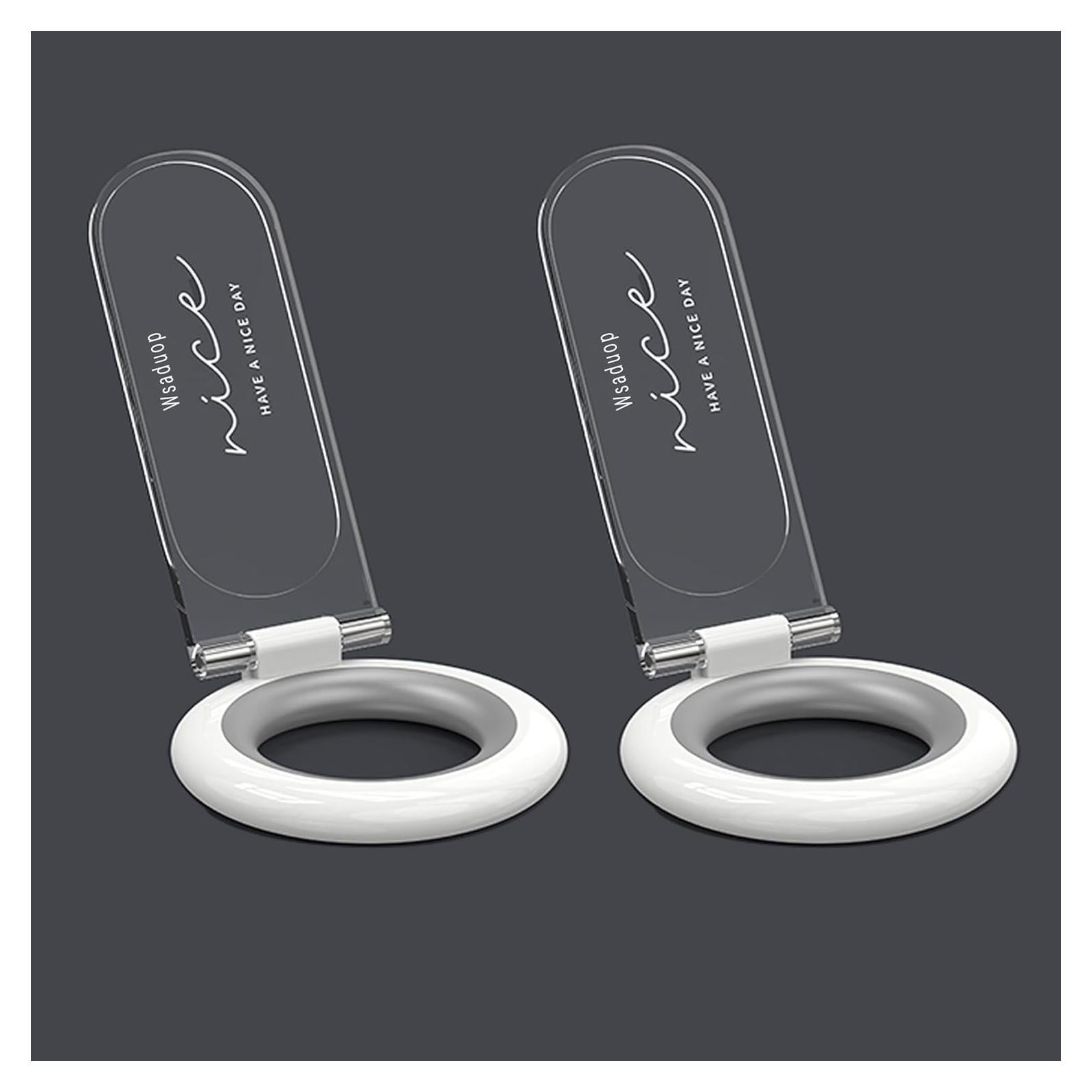 Elevador de Tapa de Inodoro Wsaduop Blanco Plegable 2 Piezas