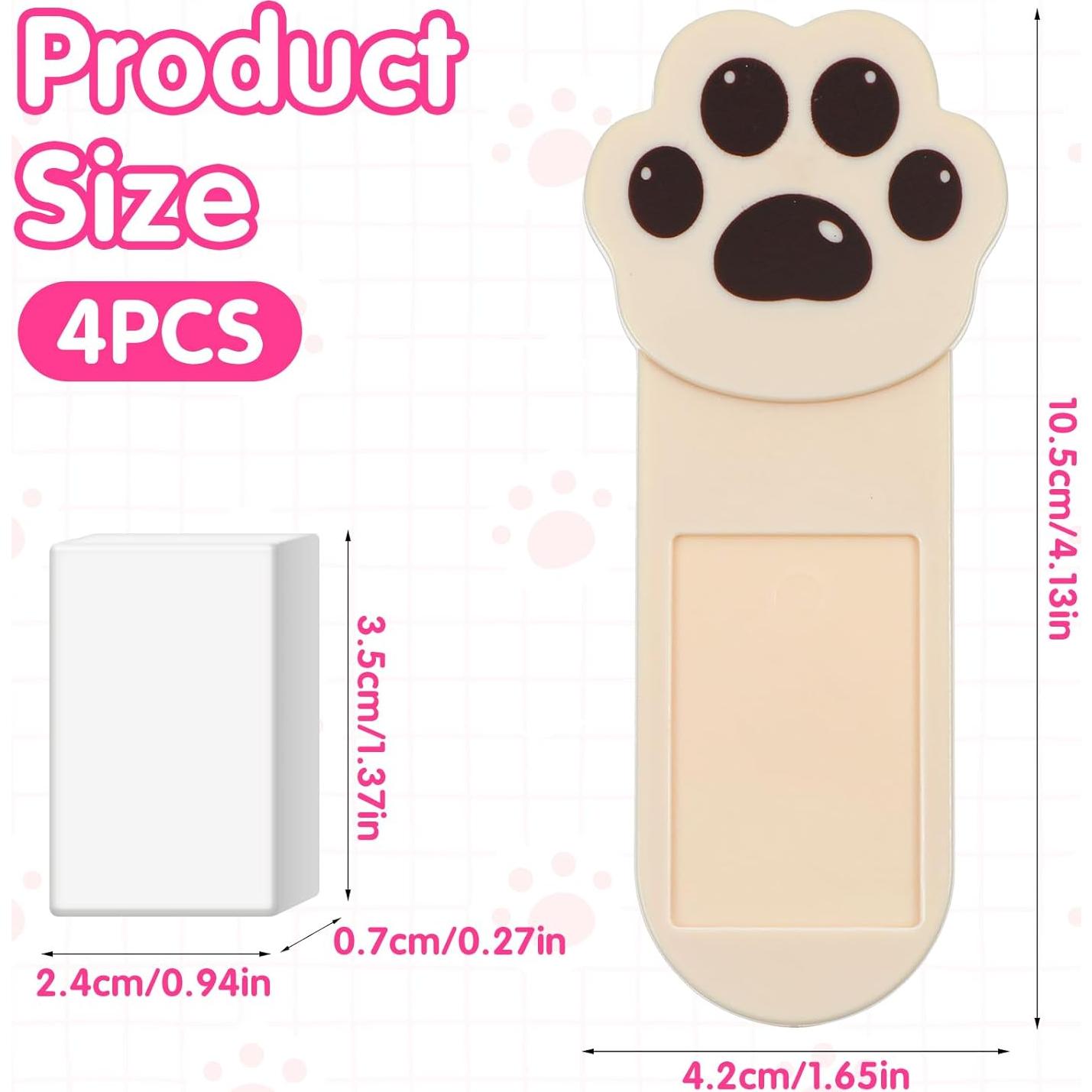 Juego de 4 Levantadores de Asiento de Inodoro Yuanchu Marrón