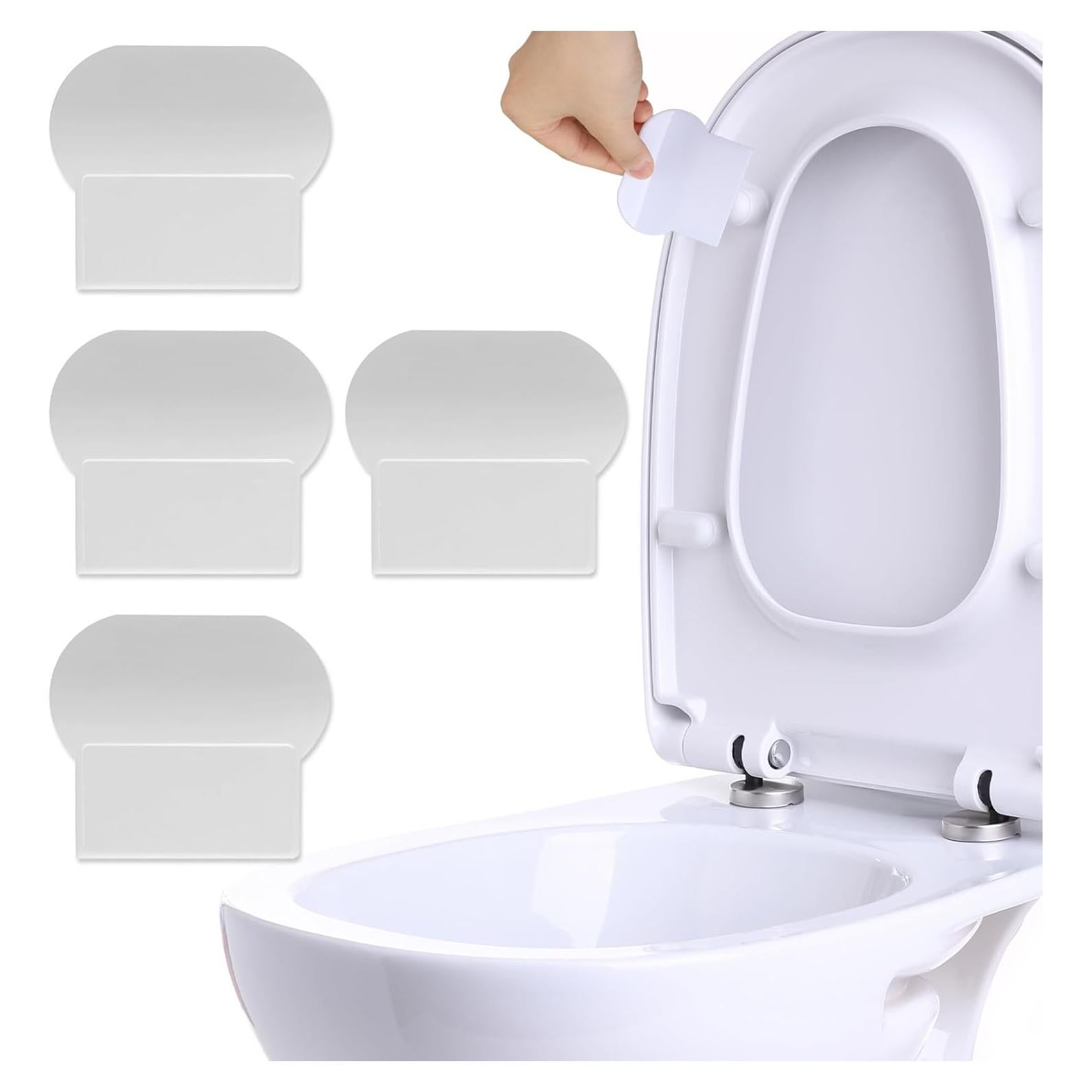 Elevador de Asiento de Inodoro Aeaocvo 4 Pcs Autoadhesivo