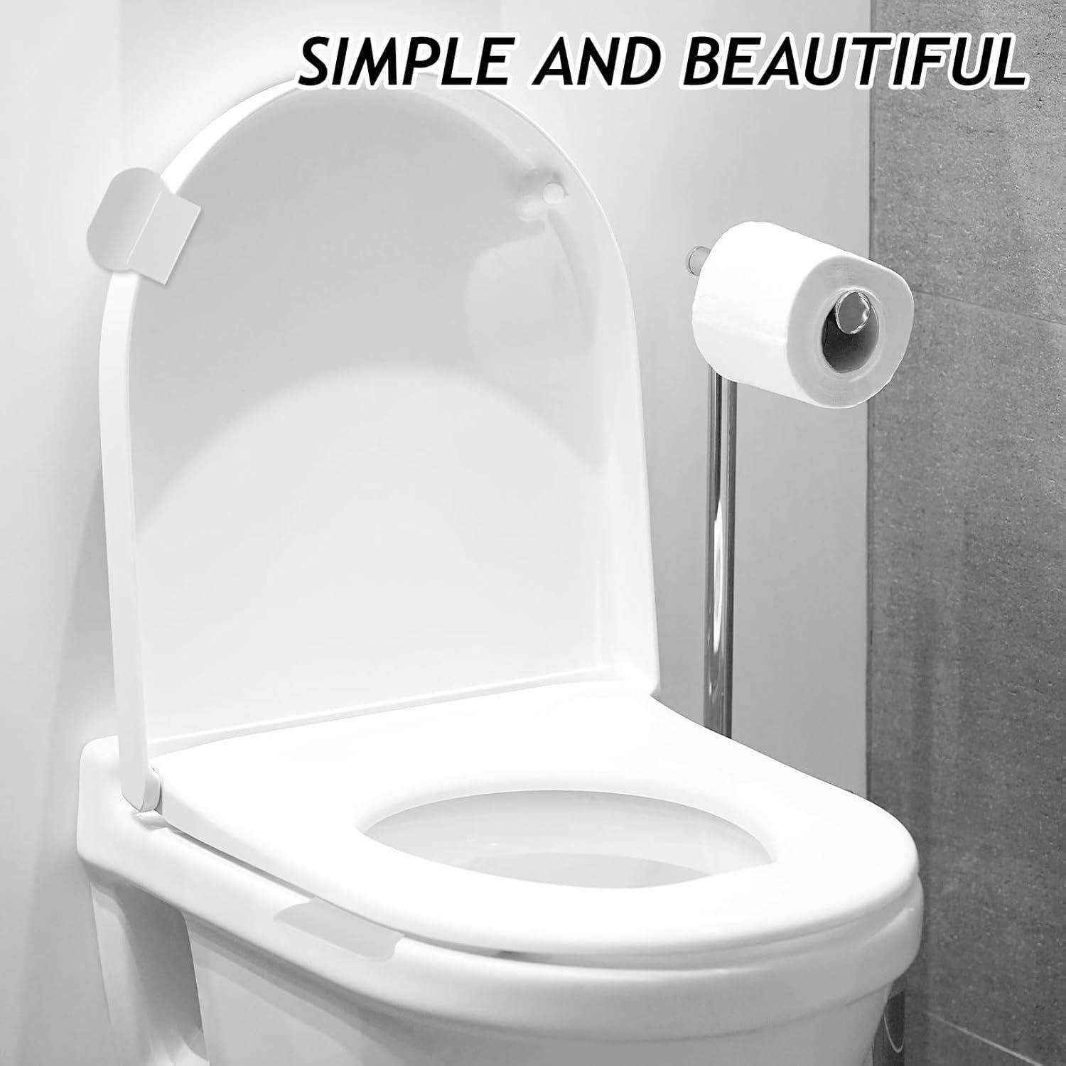 Elevador de Asiento de Inodoro Aeaocvo 4 Pcs Autoadhesivo