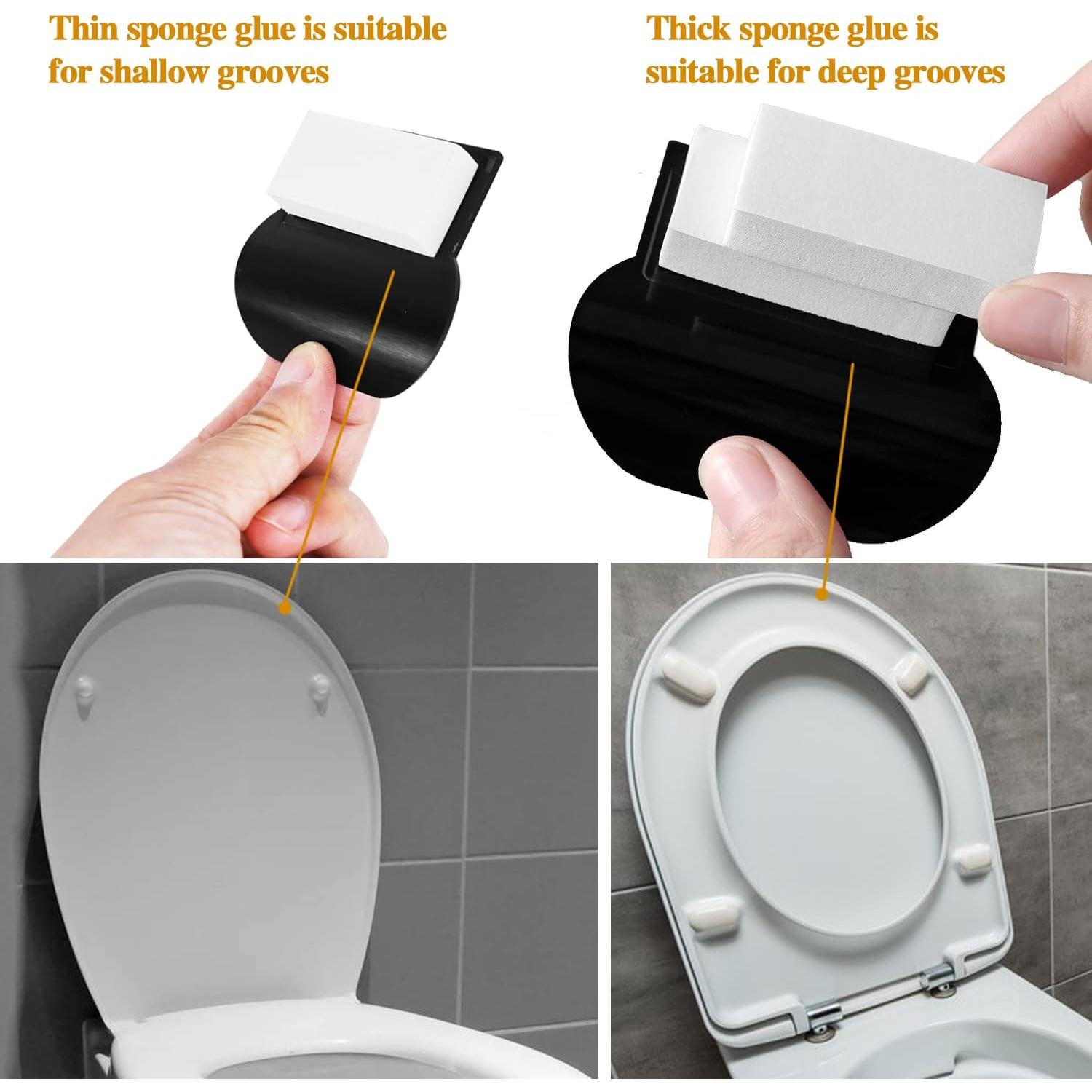 Elevador de Tapa de Inodoro Sliverdew 3 Pcs Autoadhesivo