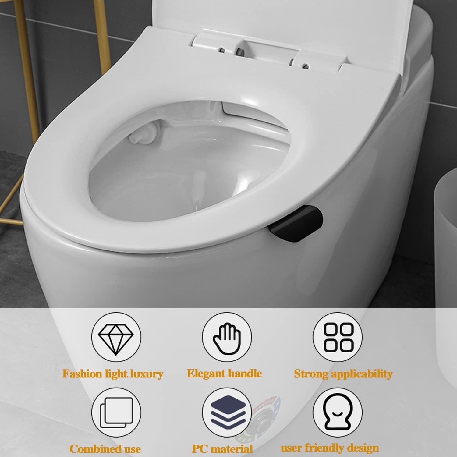 Elevador de Tapa de Inodoro Sliverdew 3 Pcs Autoadhesivo