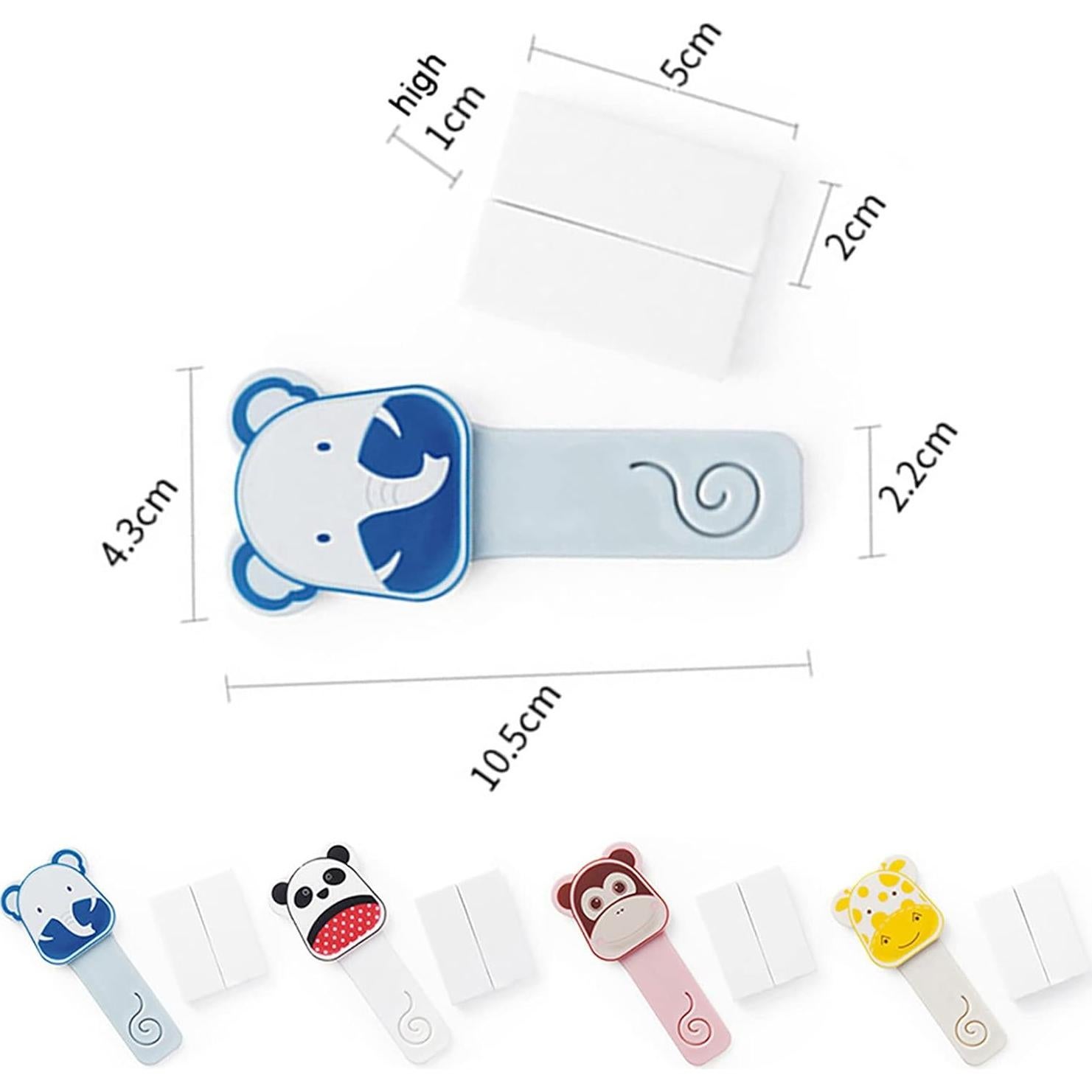 Elevador de Tapa de Inodoro UpTuoLi 4 Piezas Animales