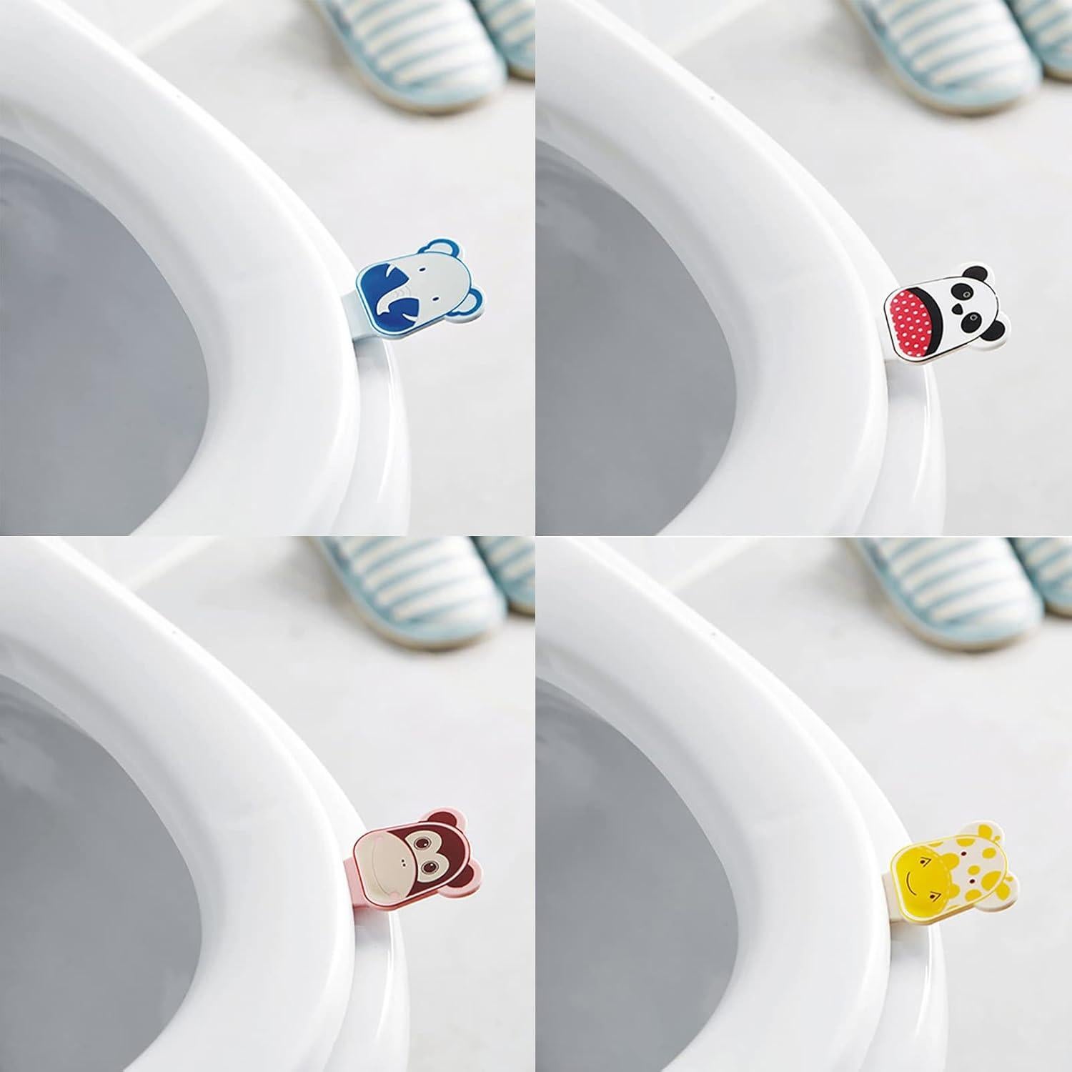 Elevador de Tapa de Inodoro UpTuoLi 4 Piezas Animales