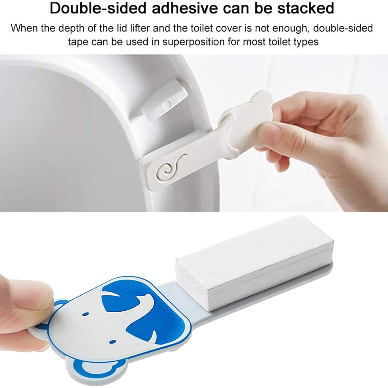 Elevador de Tapa de Inodoro UpTuoLi 4 Piezas Animales