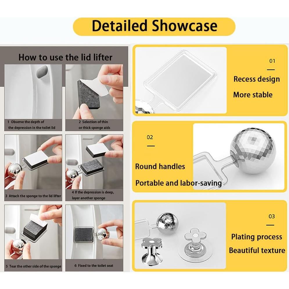 Botón de descarga de inodoro CIXVOEMK - 3PCS Flores pequeñas