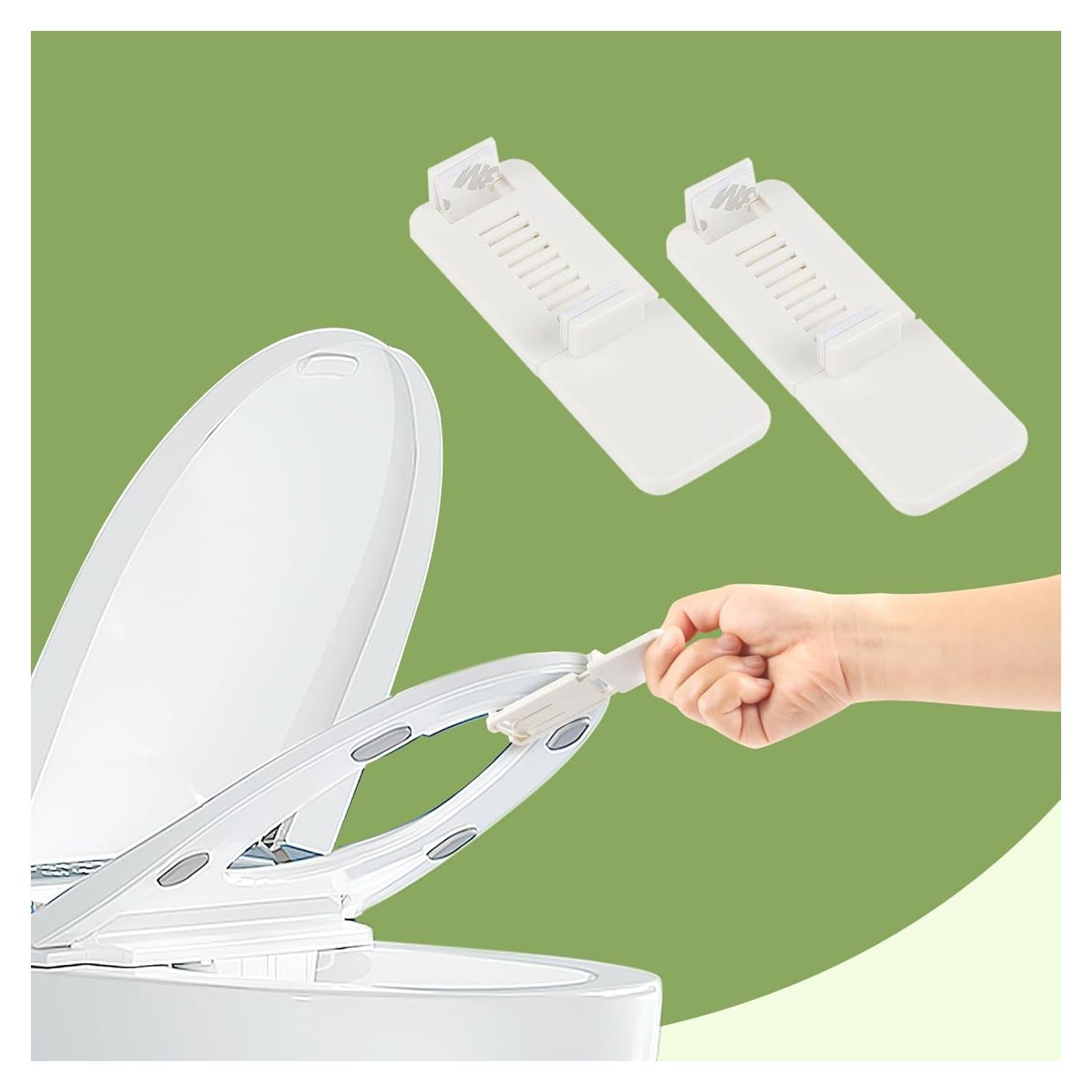 Elevador de Tapa de Inodoro BEIVOBY - Paquete de 2 Blanco