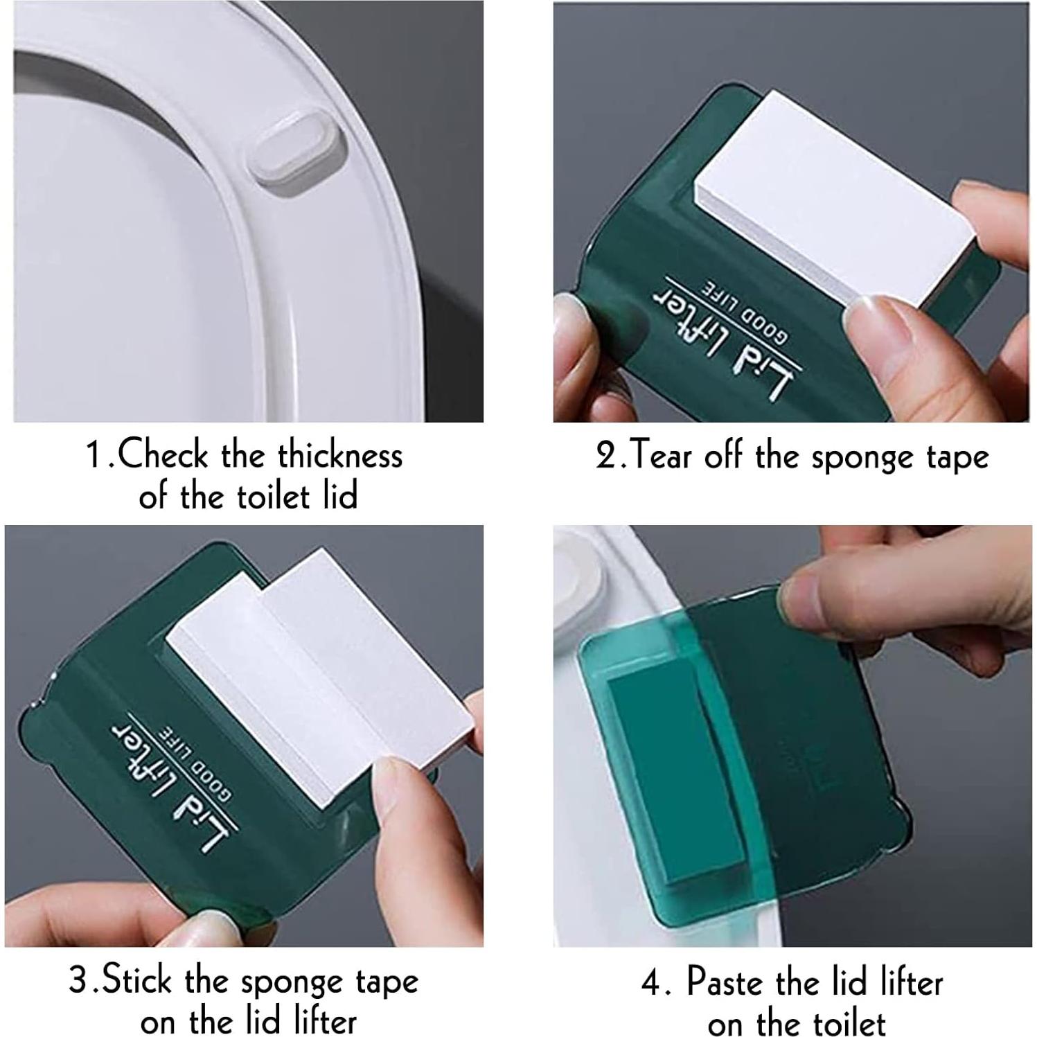 Juego de 4 Abridores de Tapa de Inodoro ReignSword - Diseño Oso