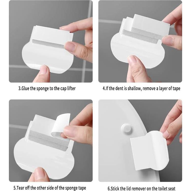Elevador de Asiento de Inodoro DazzyD - Blanco, 2 Piezas