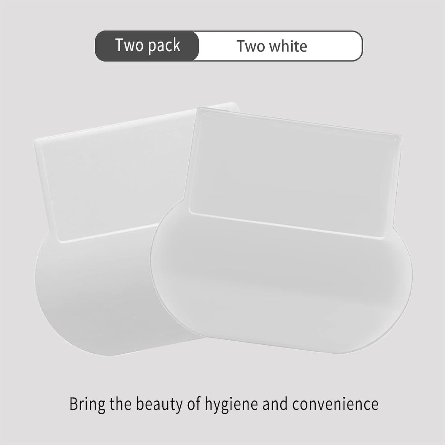 Elevador de Asiento de Inodoro DazzyD - Blanco, 2 Piezas