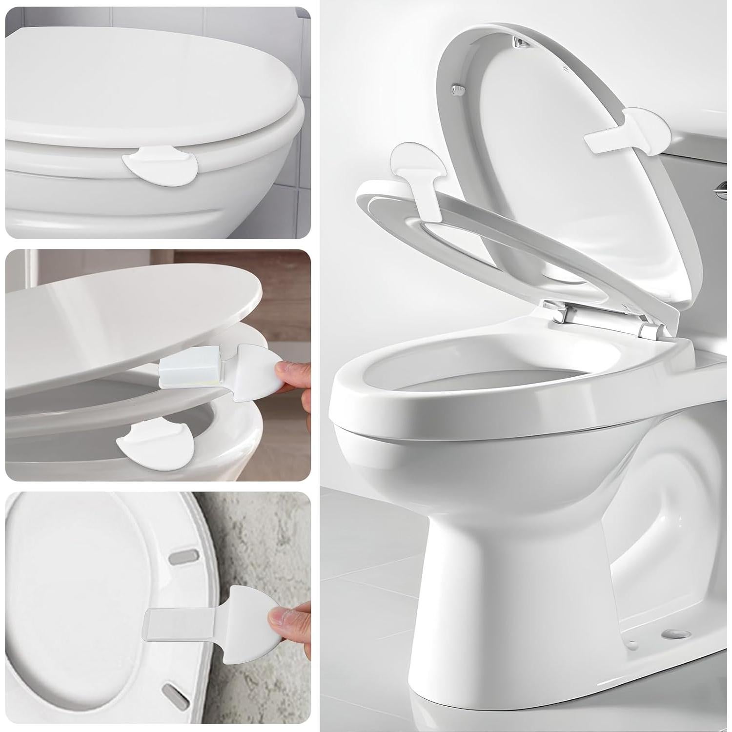 Elevadores de Asiento de Inodoro Adhesivos Mabor - 4 Piezas