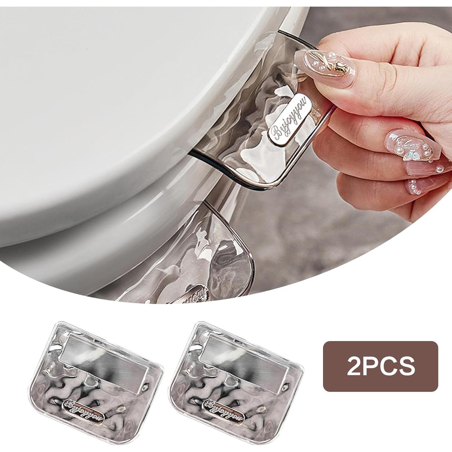 Elevador de Asiento de Inodoro 2 Pcs Haceolhada Gris