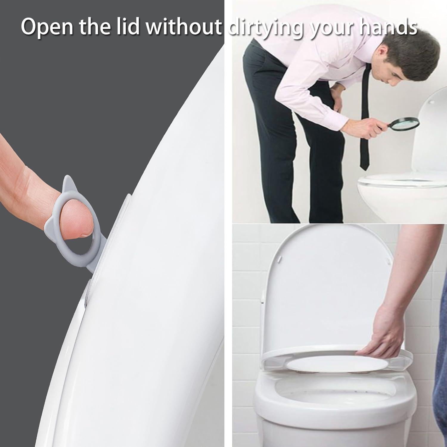 10 Elevadores de Asiento de Inodoro Toosunny - Silicona 5 Colores