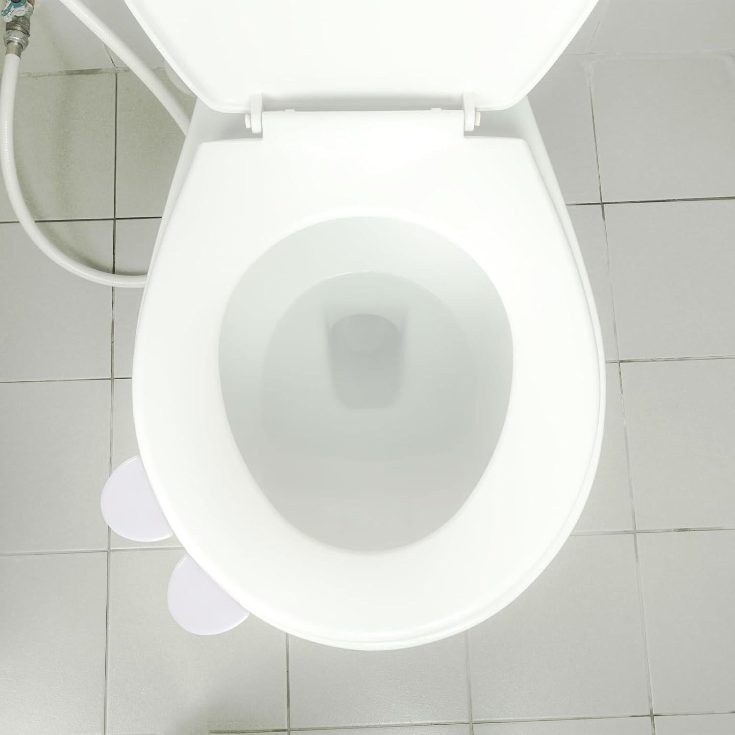 4 Elevadores de Tapa de Inodoro YBEATY - ABS Blanco Multiusos