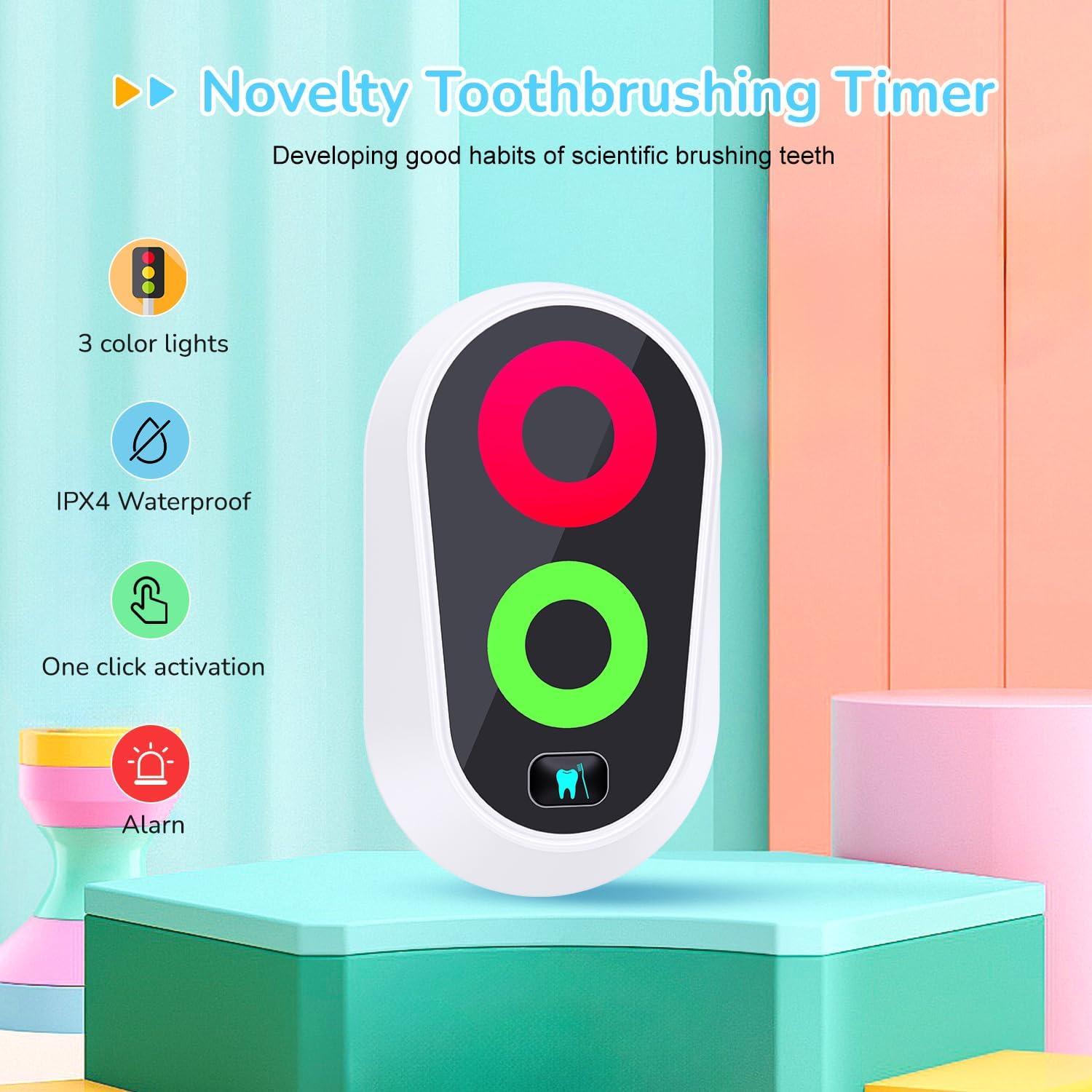 Temporizador de Cepillado Ferriswheel LED Magnético Blanco