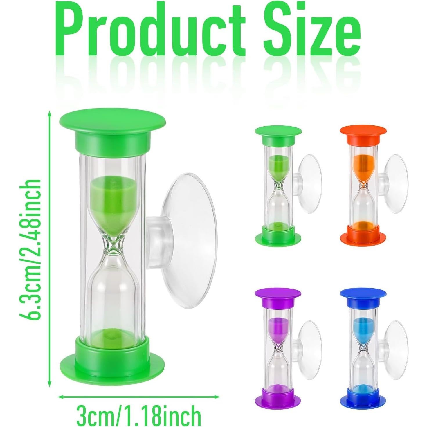Temporizador de Arena para Cepillo de Dientes CIATBYYJ 3 Minutos
