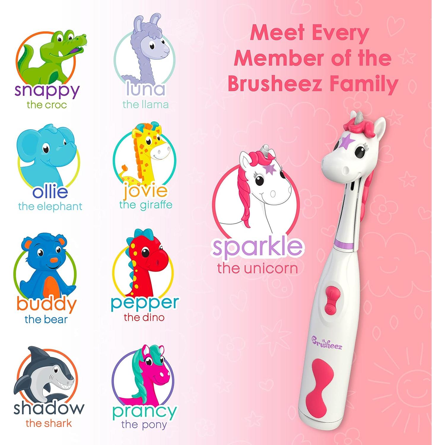 Cepillo de Dientes Eléctrico Brusheez Unicornio para Niños 3+