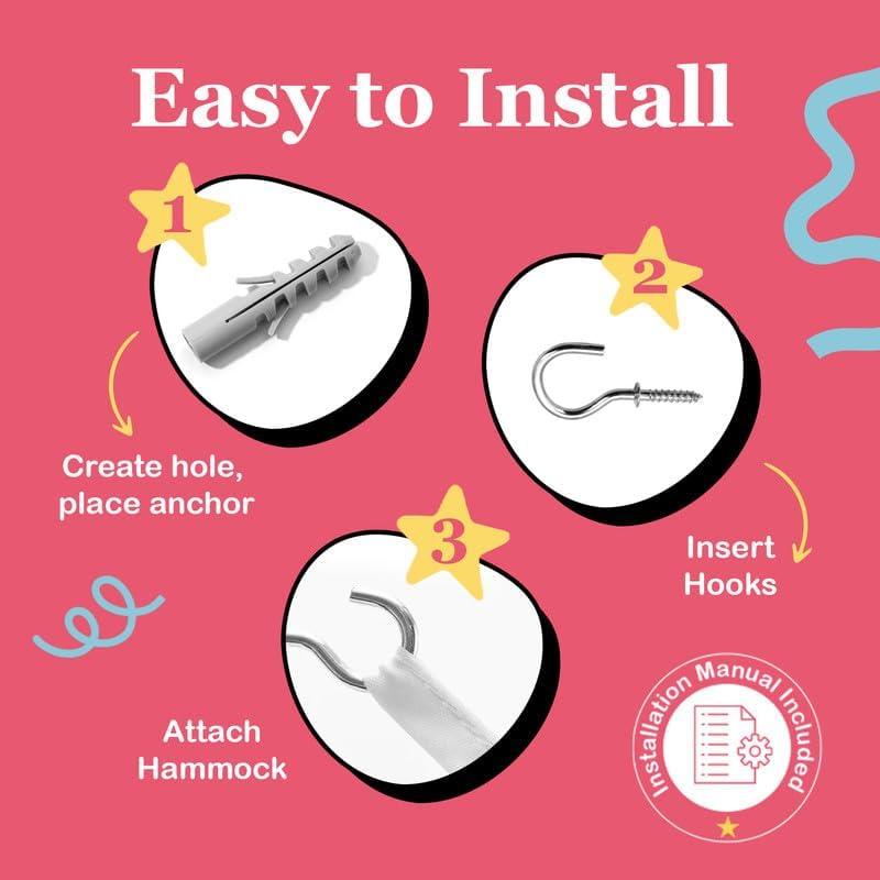 Hamaca de Peluches Lilly's Love | Organizador Colgante Blanco