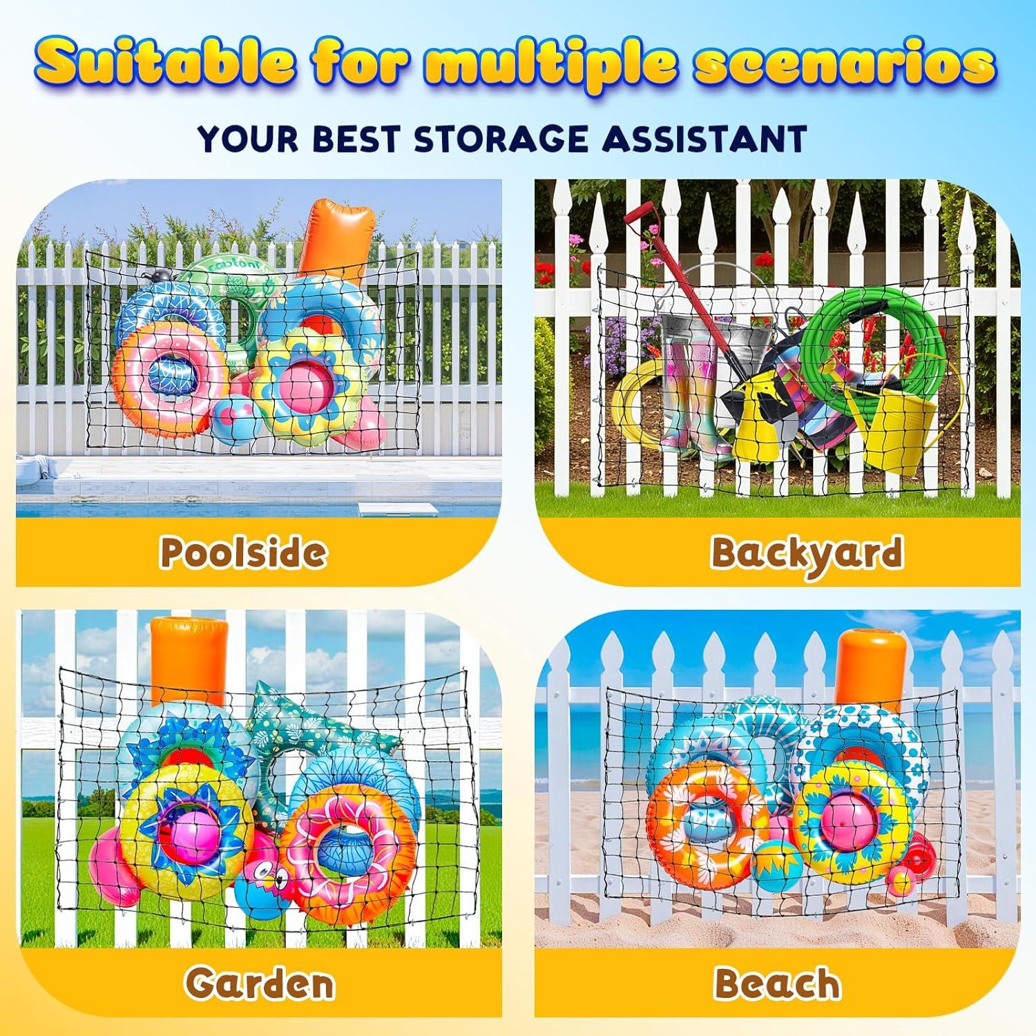 Red de Almacenamiento de Juguetes para Piscina Nigelia 180x120cm
