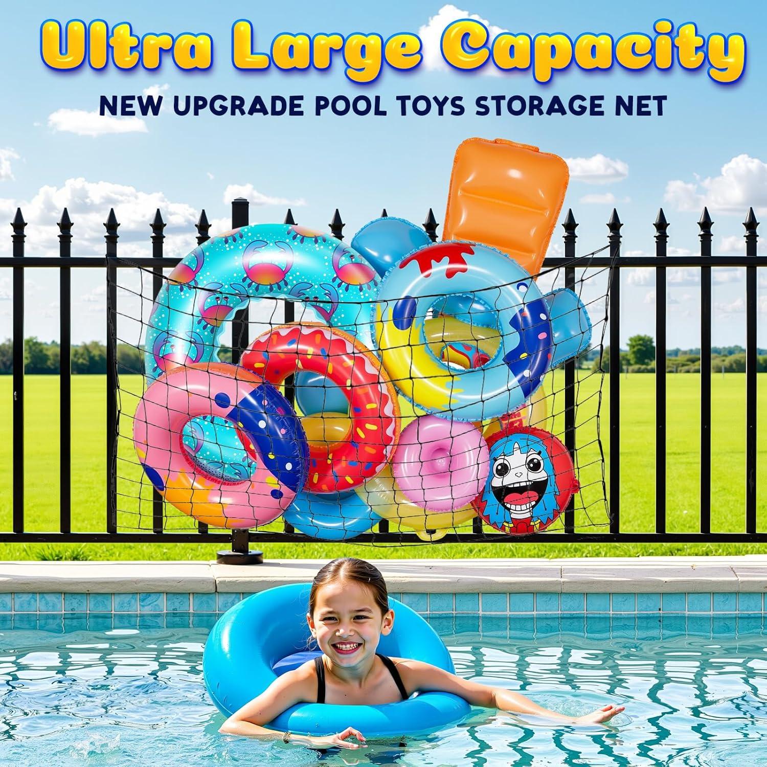 Red de Almacenamiento de Juguetes para Piscina Nigelia 180x120cm
