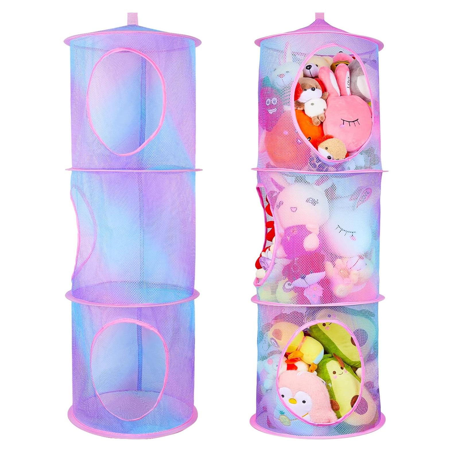 Hamaca Organizador de Animales de Peluche Basumee 3 Niveles