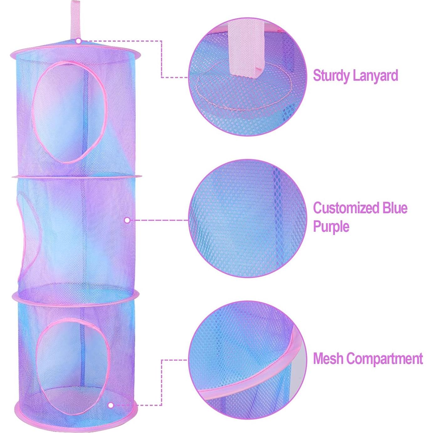 Hamaca Organizador de Animales de Peluche Basumee 3 Niveles