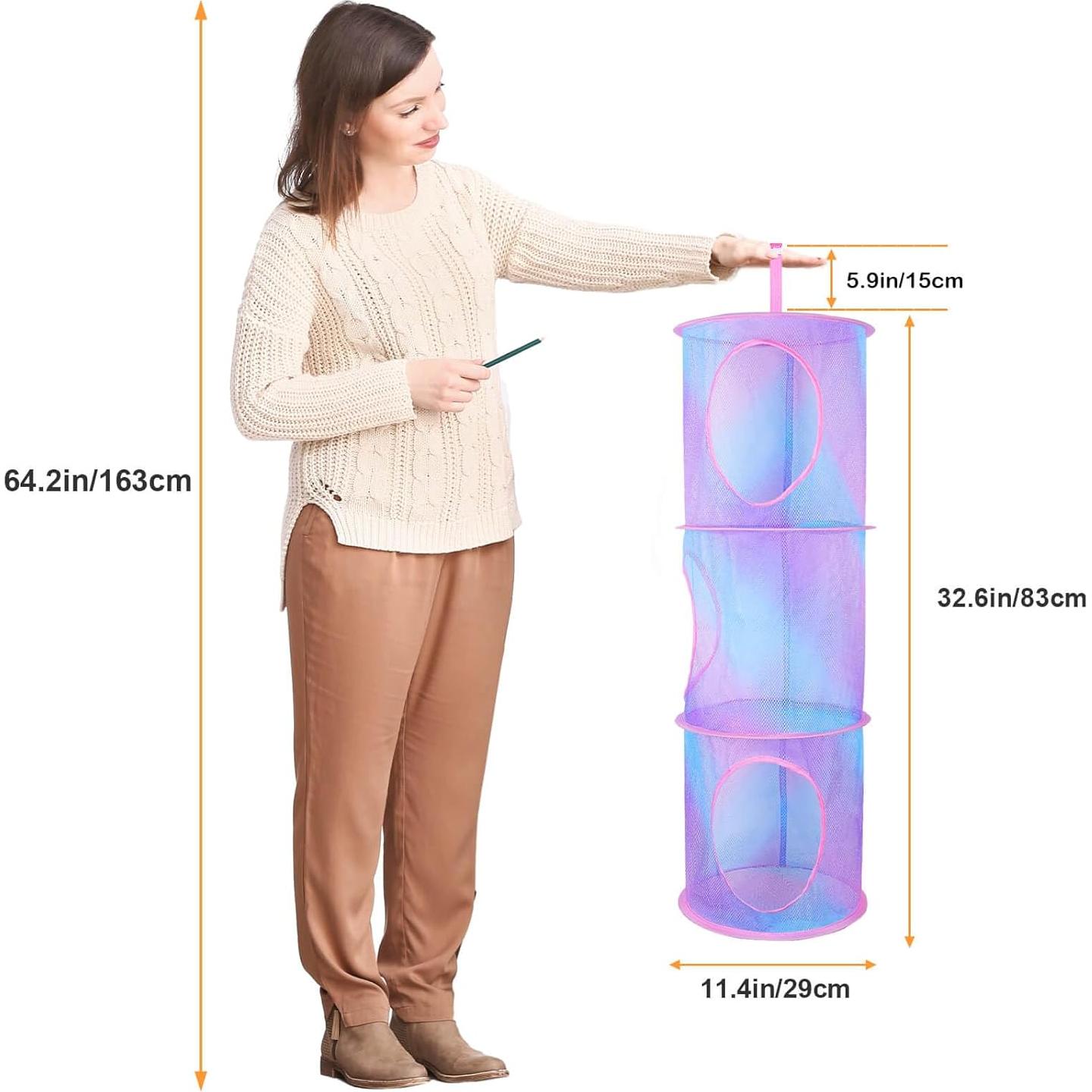 Hamaca Organizador de Animales de Peluche Basumee 3 Niveles