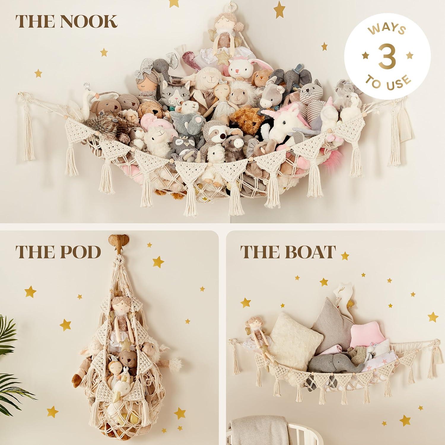 Hamaca de Peluches TIDYTEDS Triangular Algodón 100% Helado