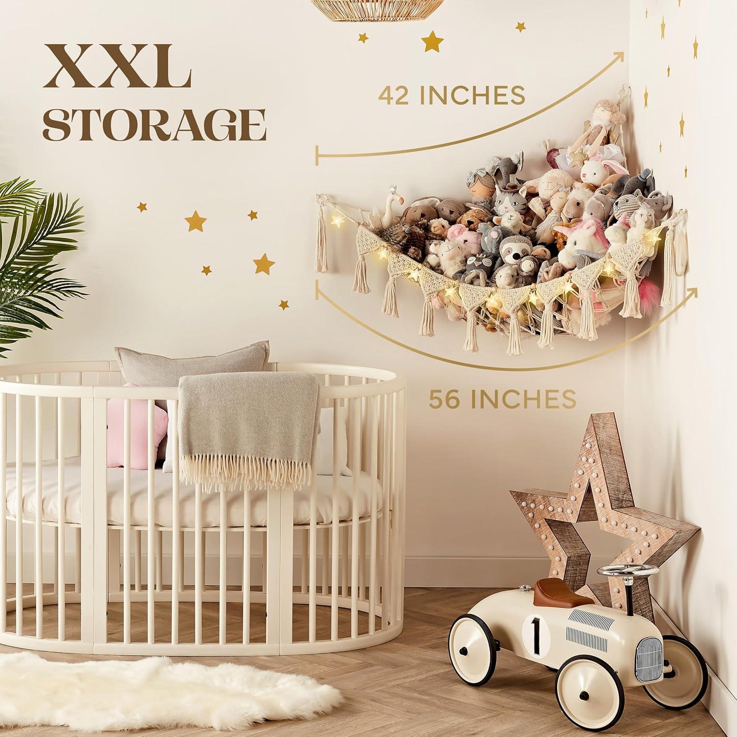 Hamaca de Peluches TIDYTEDS Triangular Algodón 100% Helado