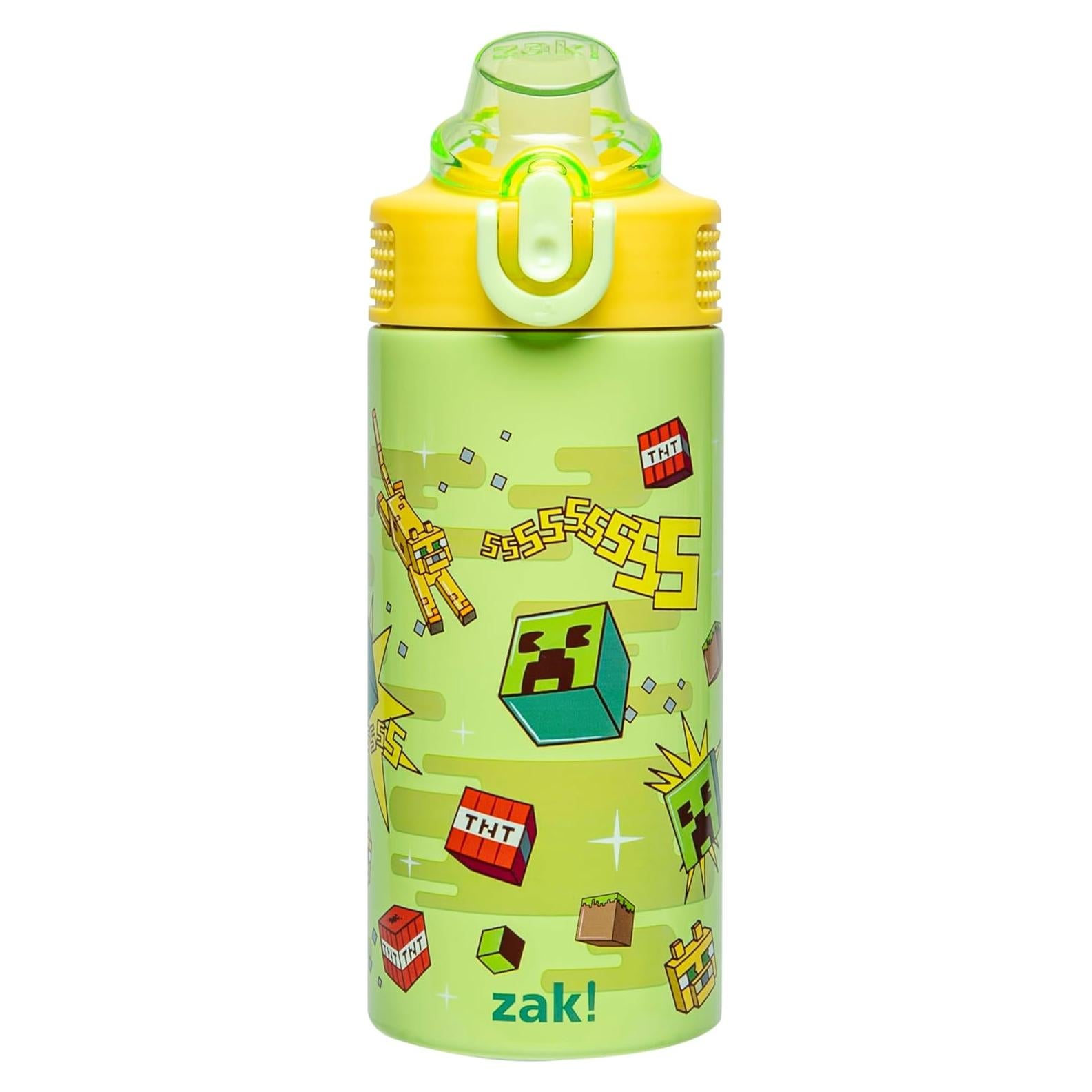 Botella de Agua Zak Designs Minecraft 414ml Aislada y Segura