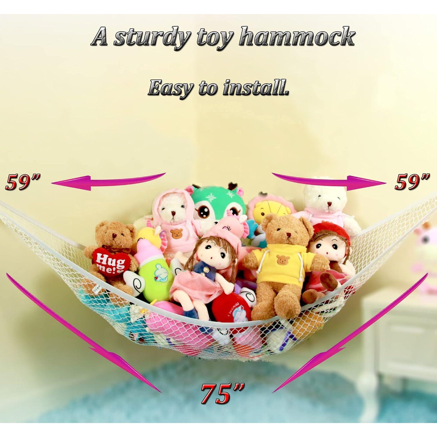 Hamaca de Almacenamiento para Juguetes XWGJ 190.5x149.86 cm