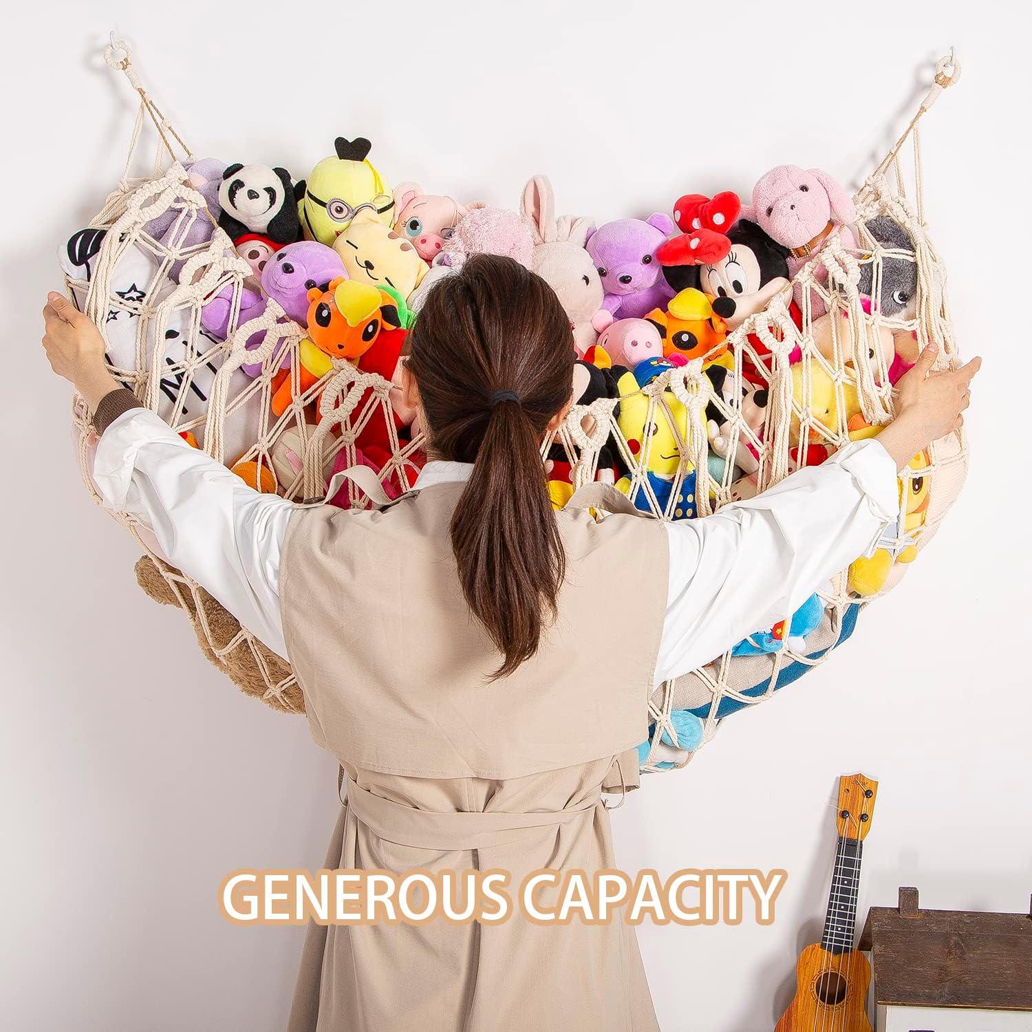 Hamaca Colgante para Animales de Peluche YKBU 152.4 cm Crema