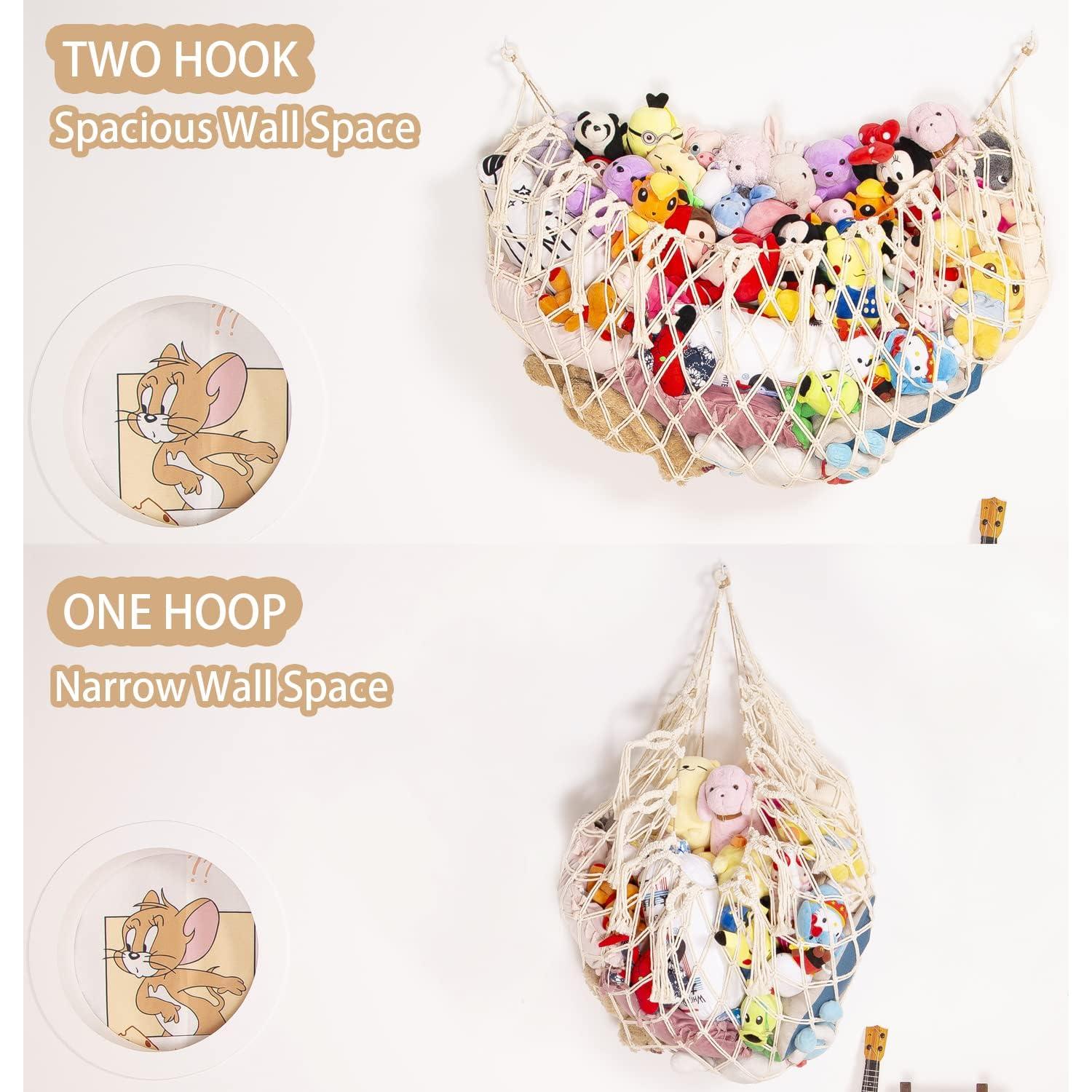 Hamaca Colgante para Animales de Peluche YKBU 152.4 cm Crema