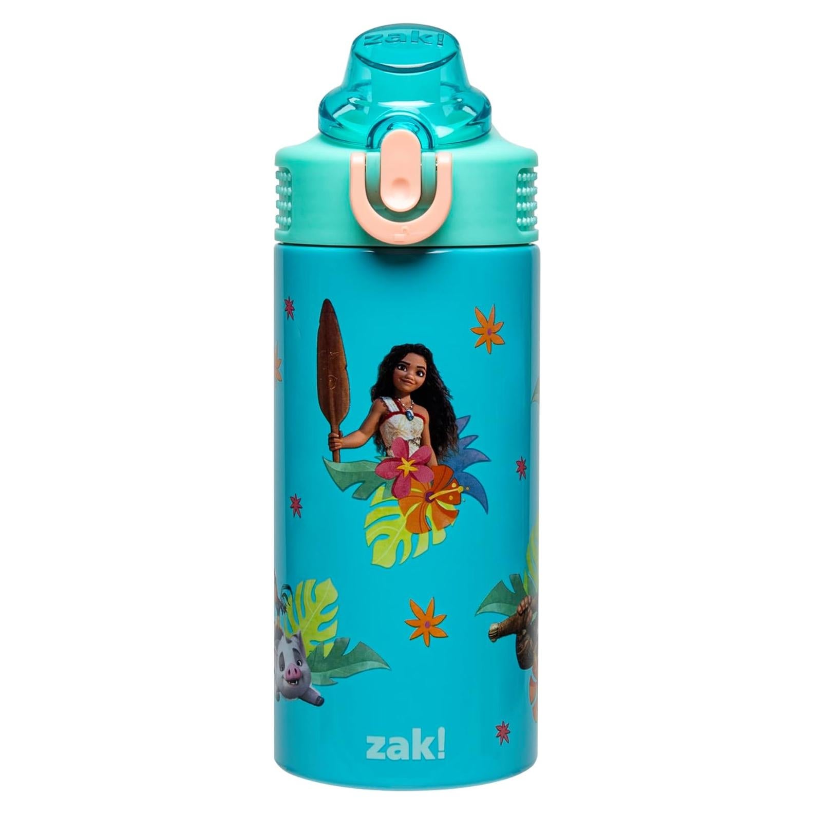 Botella de Agua Infantil Zak Designs Moana 414ml Acero Inoxidable