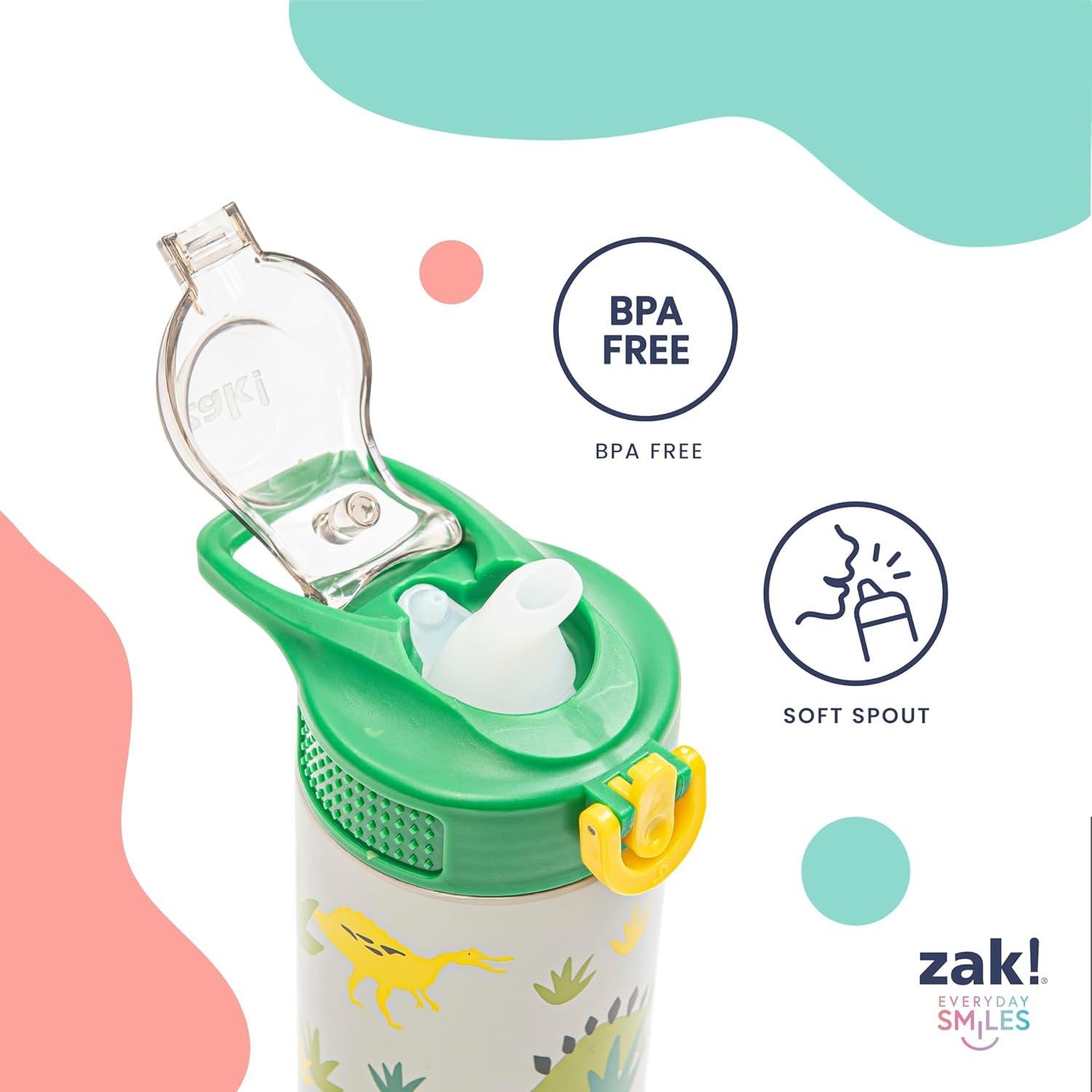 Botella de Agua Infantil Zak Designs Moana 414ml Acero Inoxidable