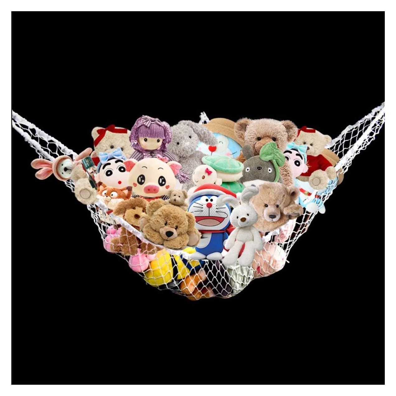 Hamaca de Malla TTSAM para Juguetes 182x122 cm Blanca