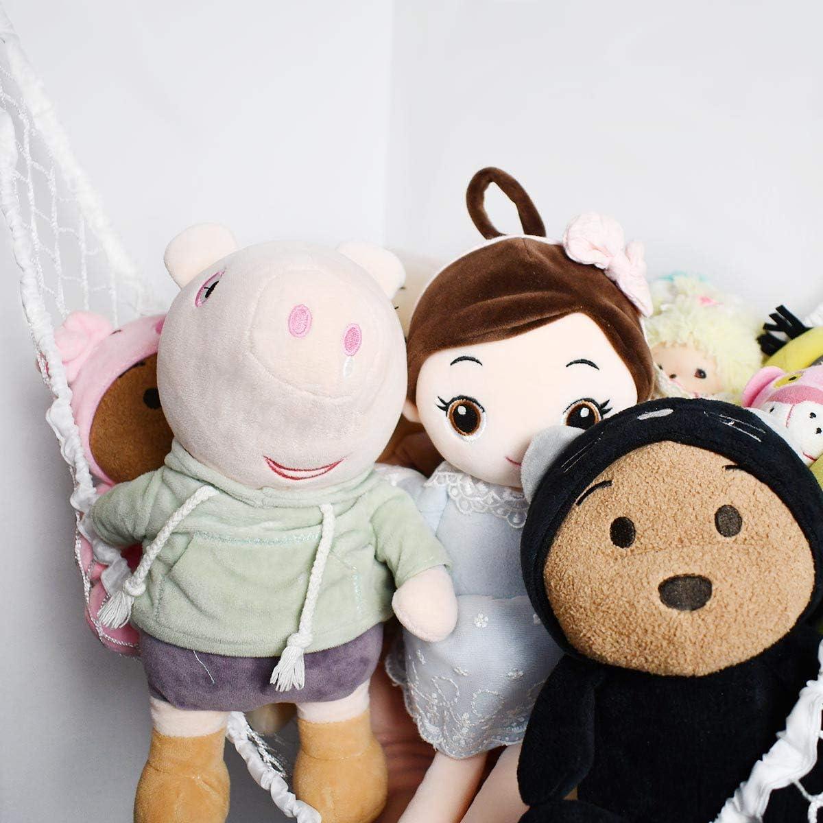 Hamaca de Malla TTSAM para Juguetes 182x122 cm Blanca