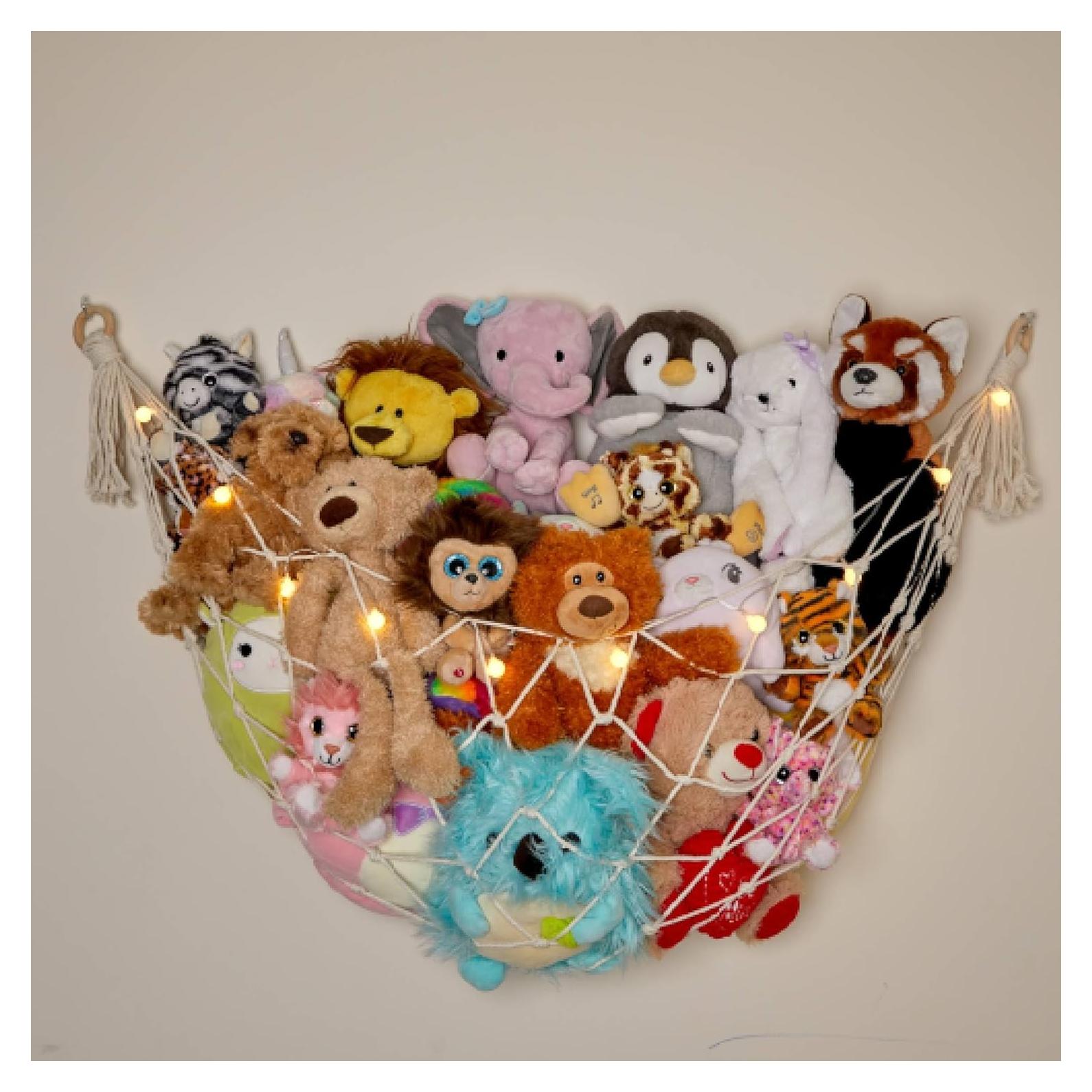 Hamaca de Almacenamiento Lilly's Love para Peluches - Blanco