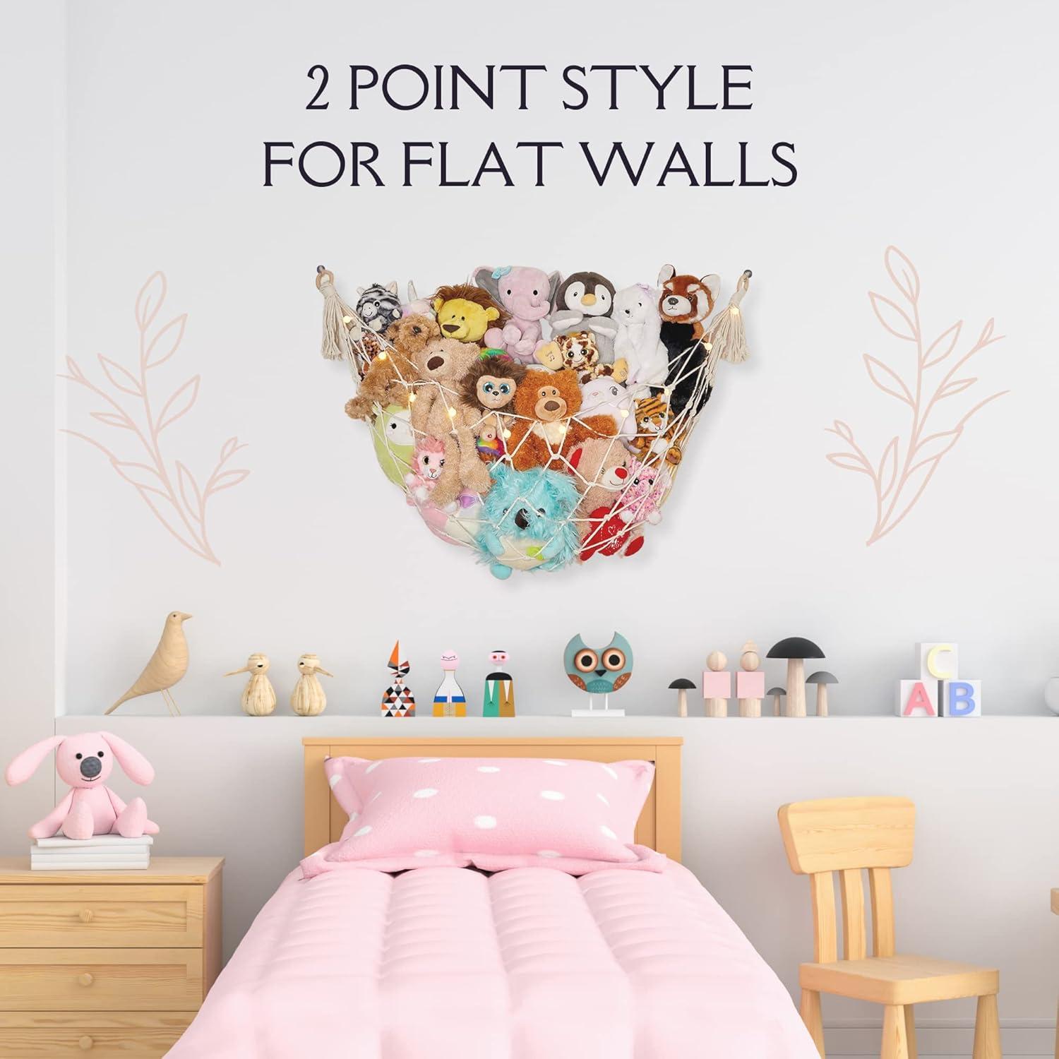 Hamaca de Almacenamiento Lilly's Love para Peluches - Blanco